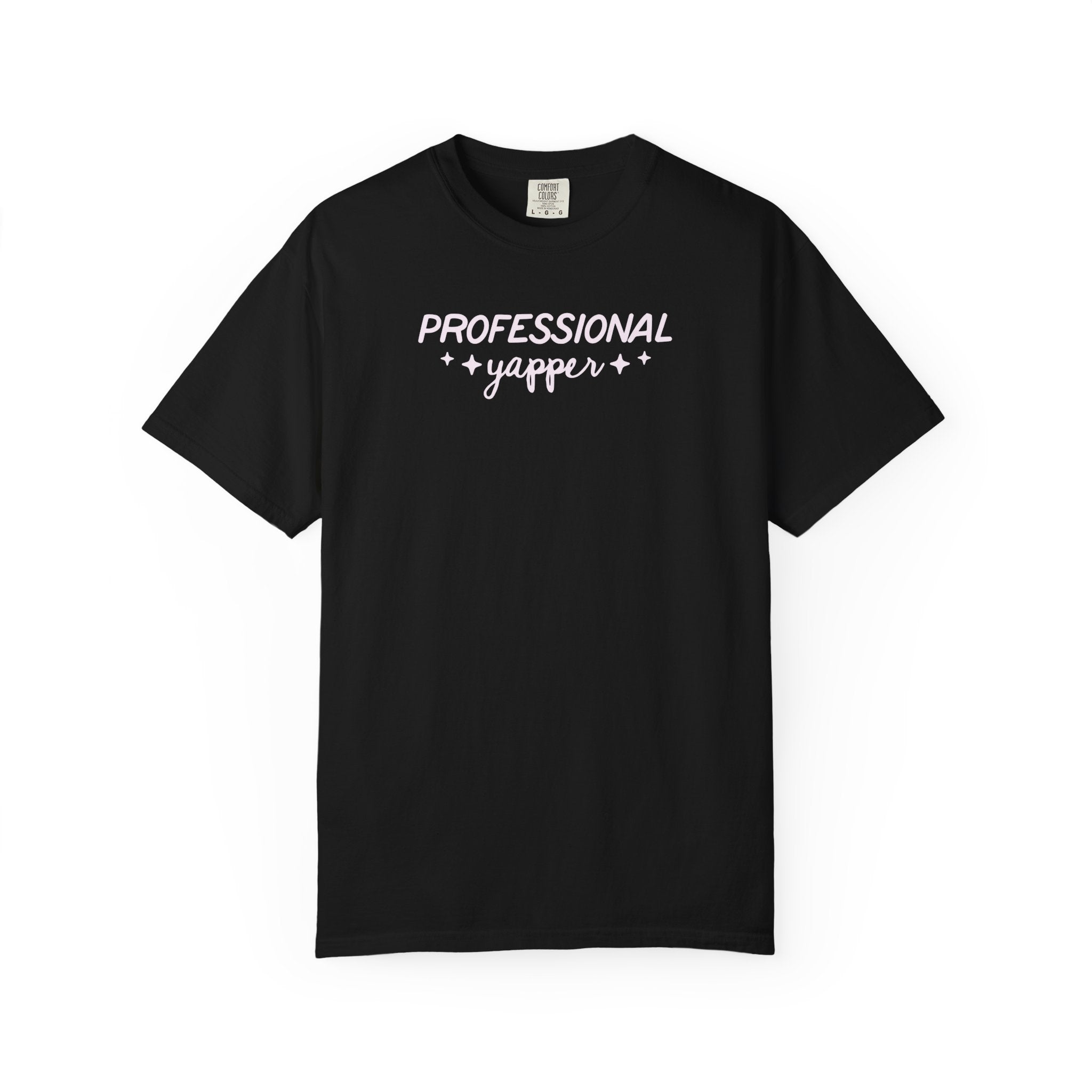 Speech Language Pathologist Tee Shirt with Cute Y2K Early 2000s Aesthetic: Professional Yapper, Funny Saying Speech Teacher Appreciation Tee - Opal and June
