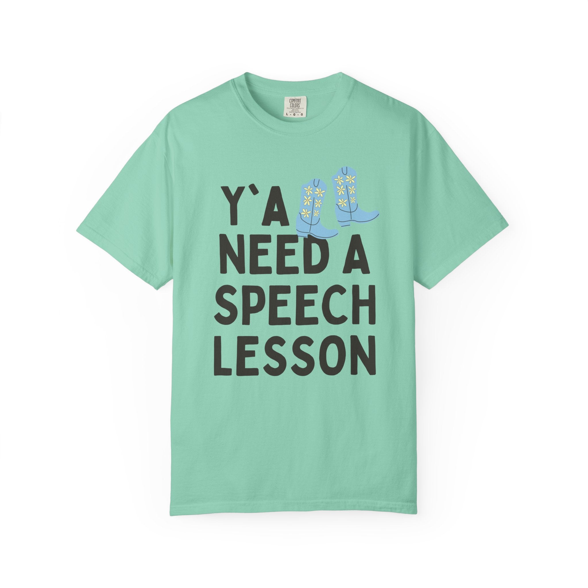 Speech Teacher Tee Shirt for Speech Therapist, Funny Saying Western Aesthetic T-Shirt for Speech Language Pathologist, Silly SLP Major Tee - Opal and June