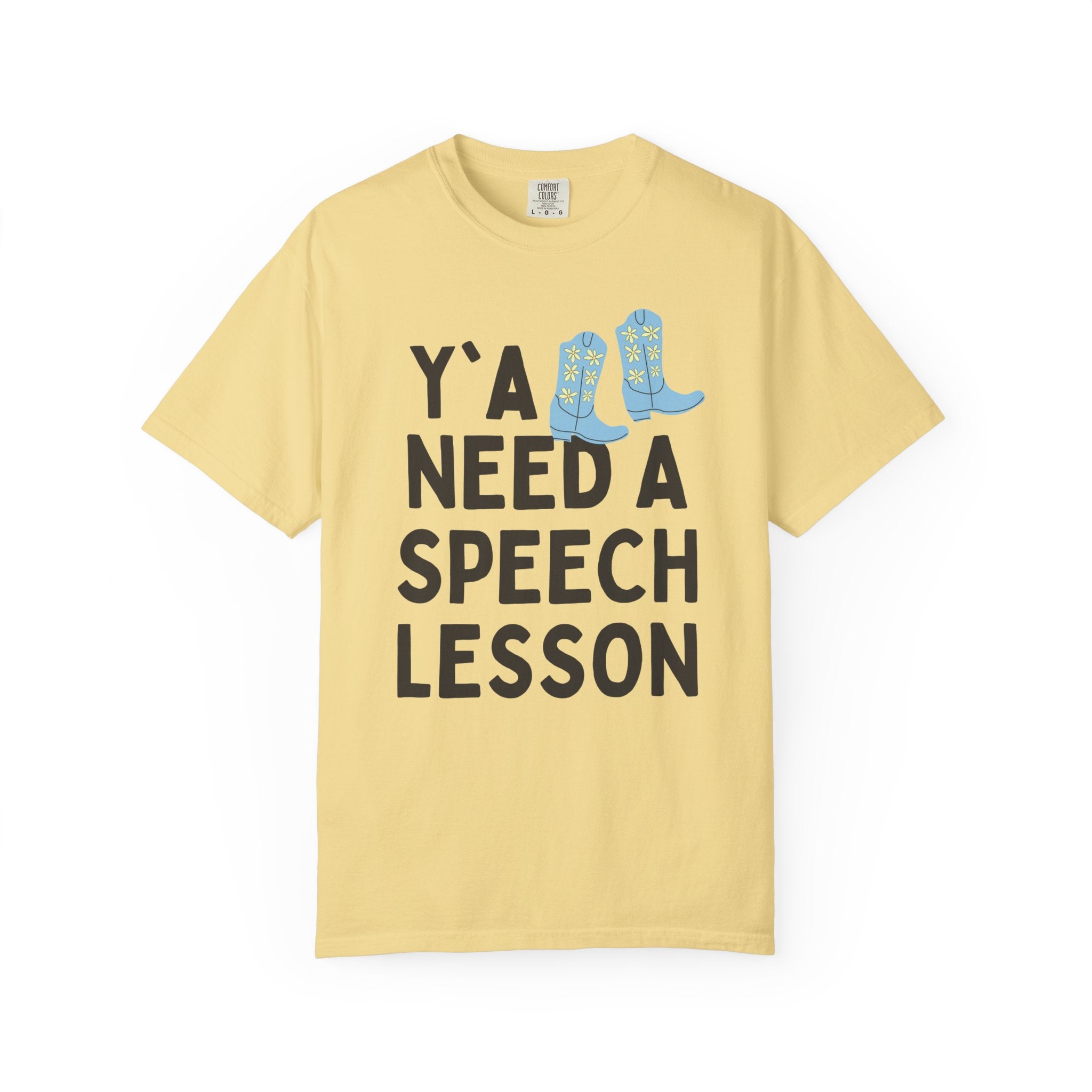 Speech Teacher Tee Shirt for Speech Therapist, Funny Saying Western Aesthetic T-Shirt for Speech Language Pathologist, Silly SLP Major Tee - Opal and June