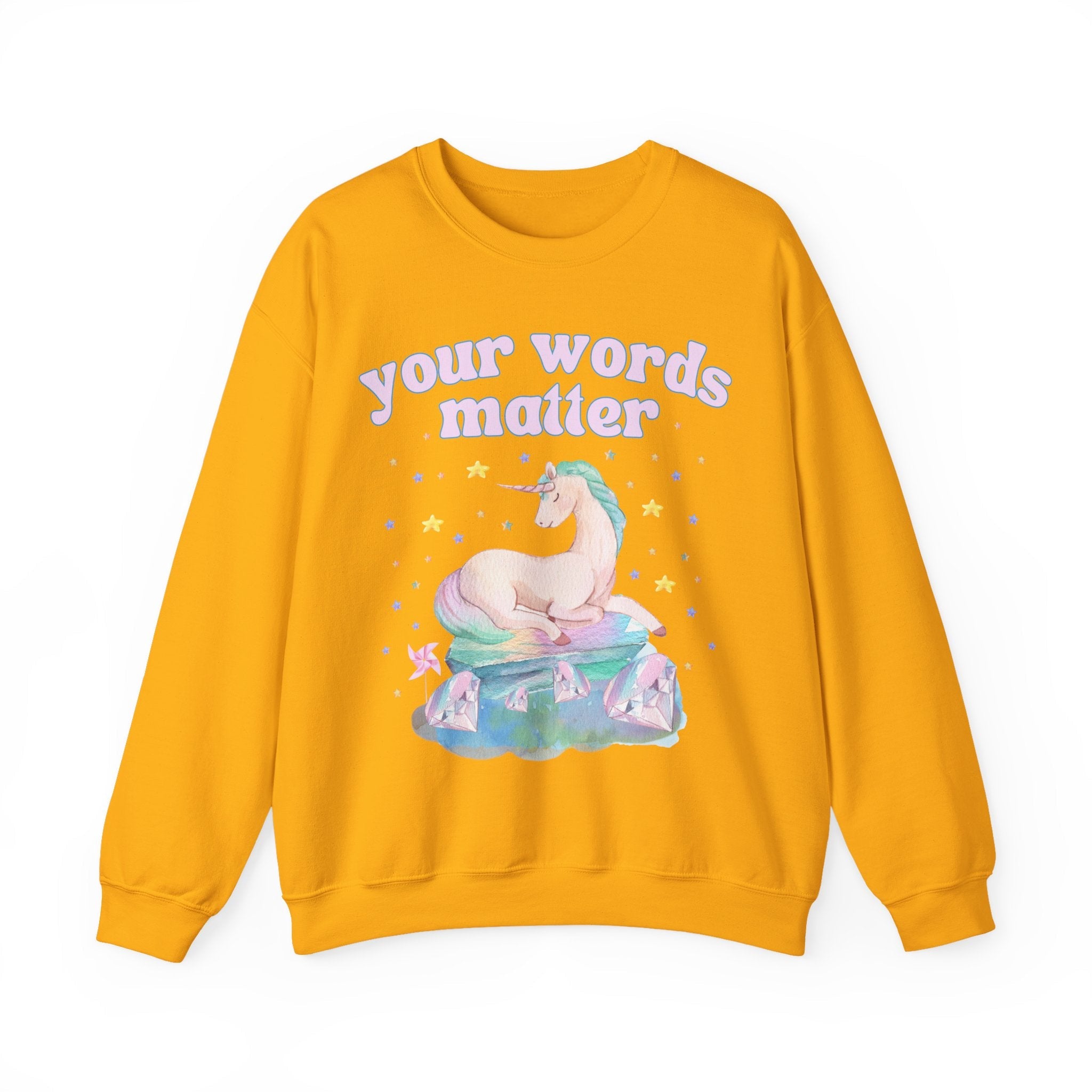 Speech Therapist Gift with Whimsical Unicorn: Your Words Matter - Opal and June