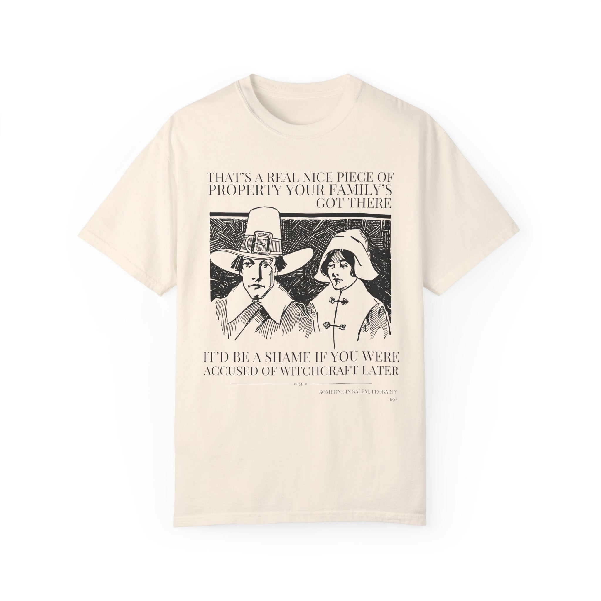 Spooky American History Tee Shirt for History Buff Who Loves Witchy History, History Major Researching the Salem Witch Trials, 17th Century - Opal and June