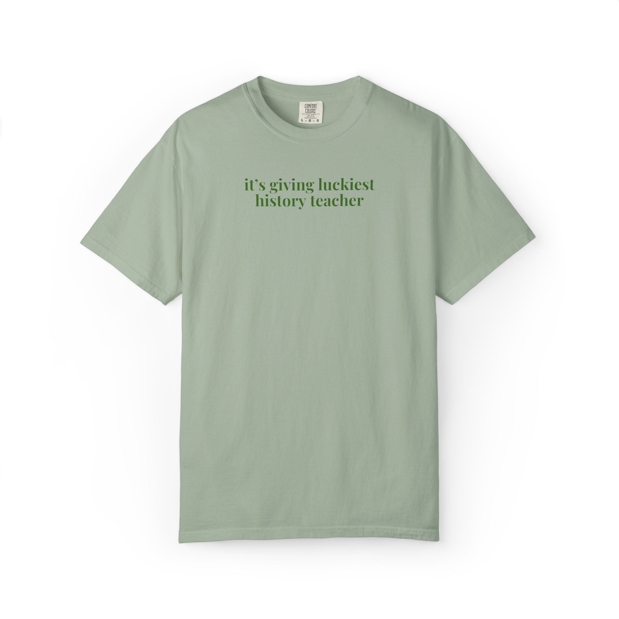 St. Patrick's Day Matching Teacher T-Shirt: Funny and Cute High School or Elementary School Teacher Tee for March, Silly Gen Z Aesthetic - Opal and June