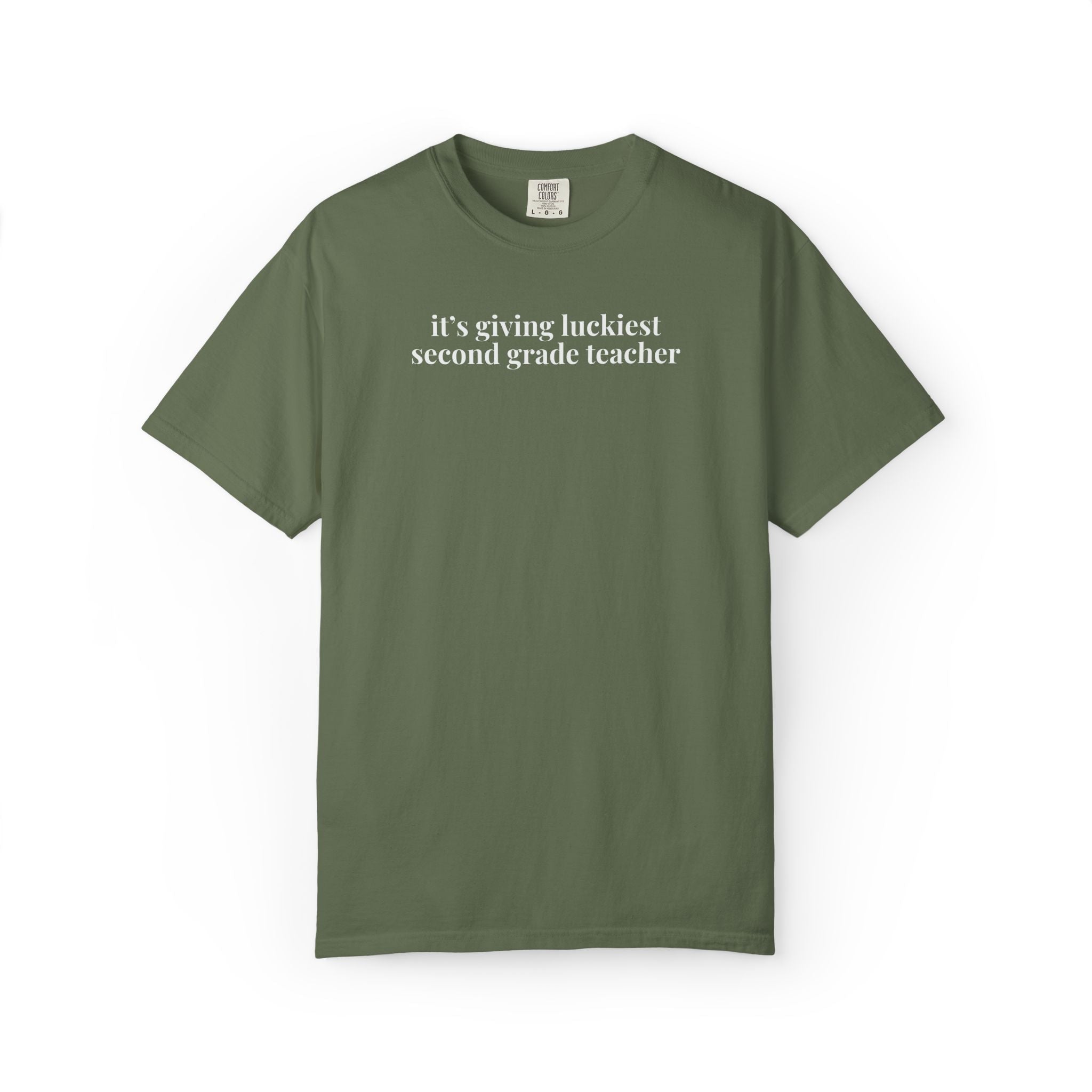 St. Patrick's Day Matching Teacher T-Shirt: Funny and Cute High School or Elementary School Teacher Tee for March, Silly Gen Z Aesthetic - Opal and June