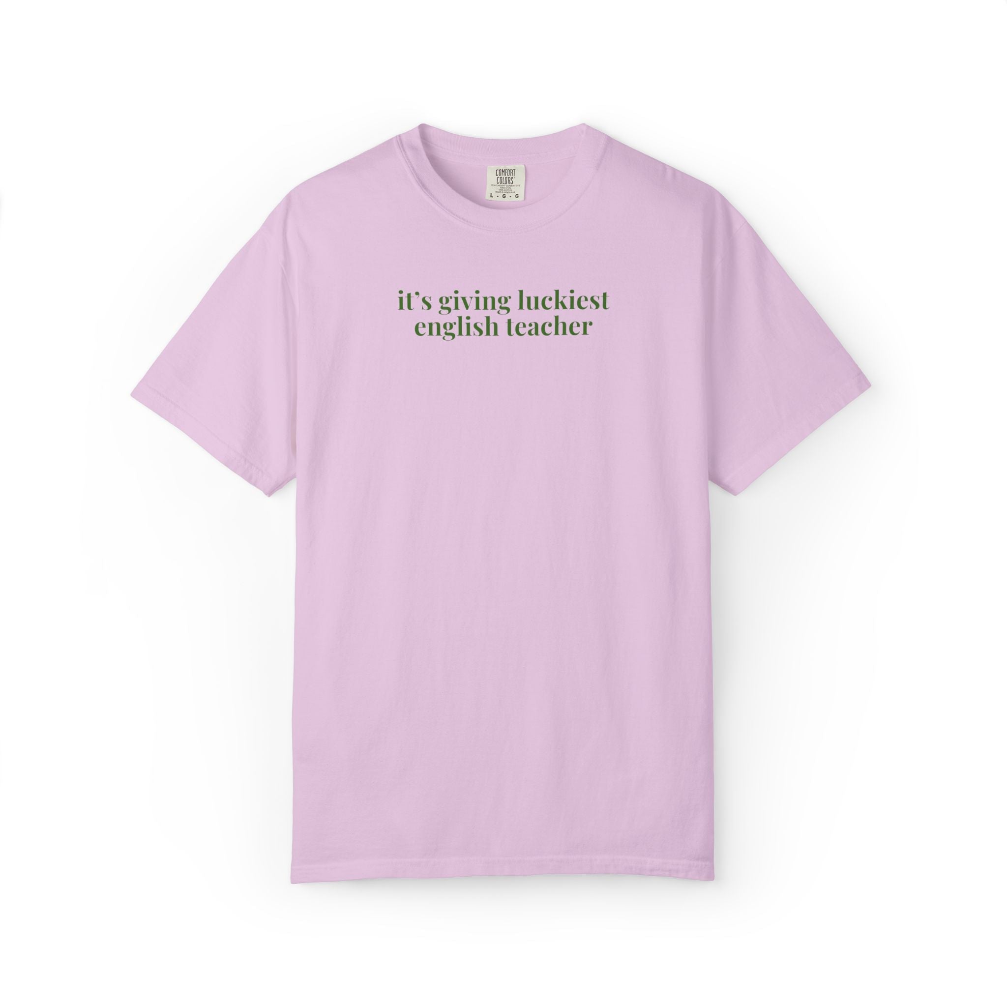 St. Patrick's Day Matching Teacher T-Shirt: Funny and Cute High School or Elementary School Teacher Tee for March, Silly Gen Z Aesthetic - Opal and June