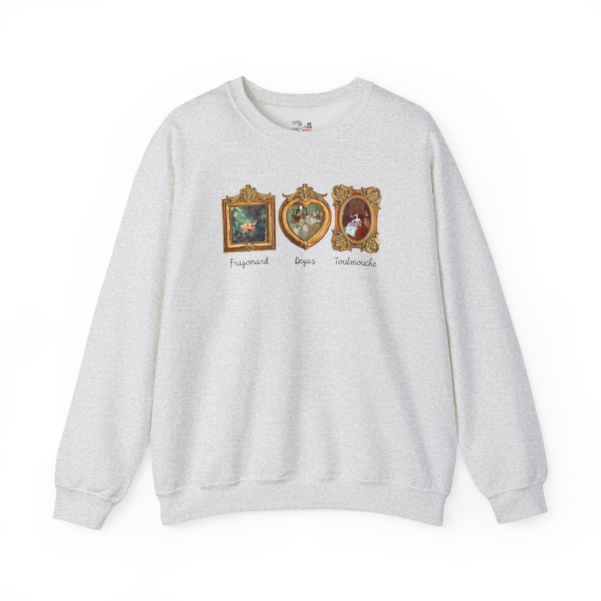 Subtle Democratic Sweatshirt, Art History Lover or Humanites Major: Fragonard The Swing, Edgar Degas, Auguste Toulmouche, Famous Paintings - Opal and June