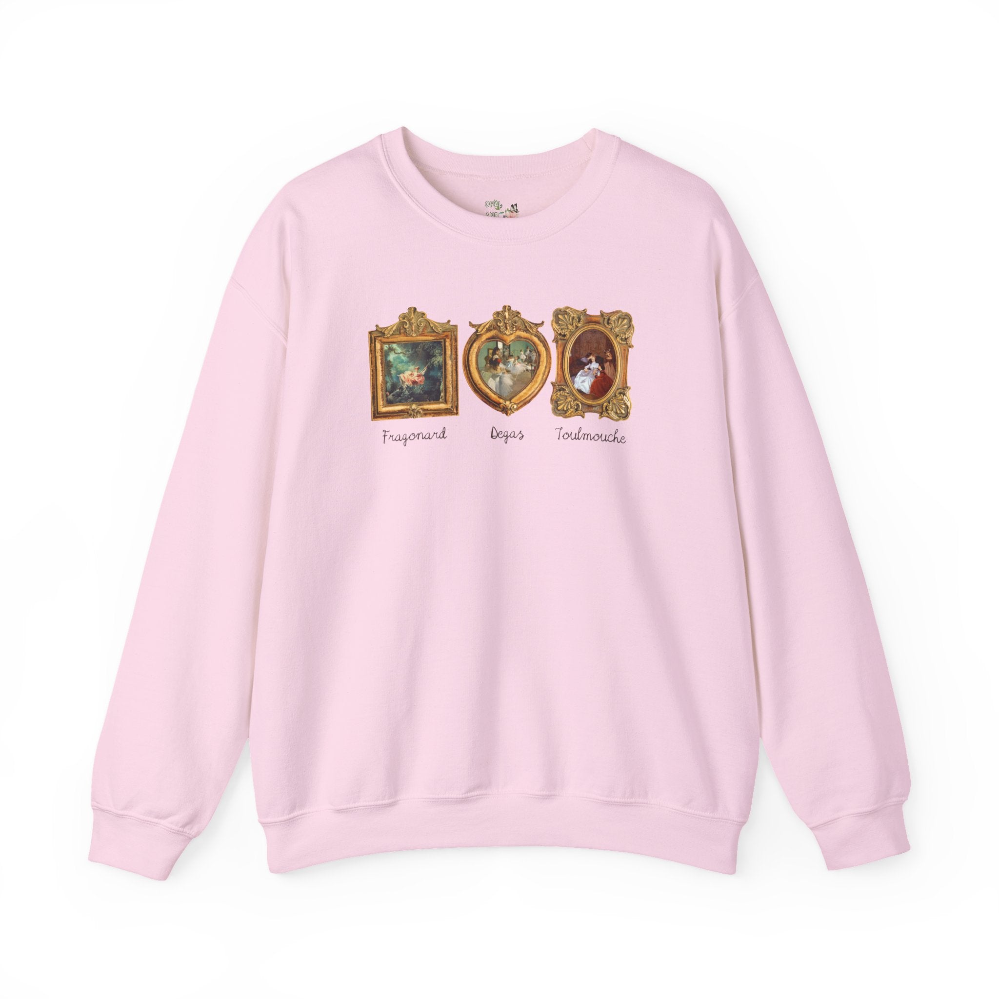 Subtle Democratic Sweatshirt, Art History Lover or Humanites Major: Fragonard The Swing, Edgar Degas, Auguste Toulmouche, Famous Paintings - Opal and June