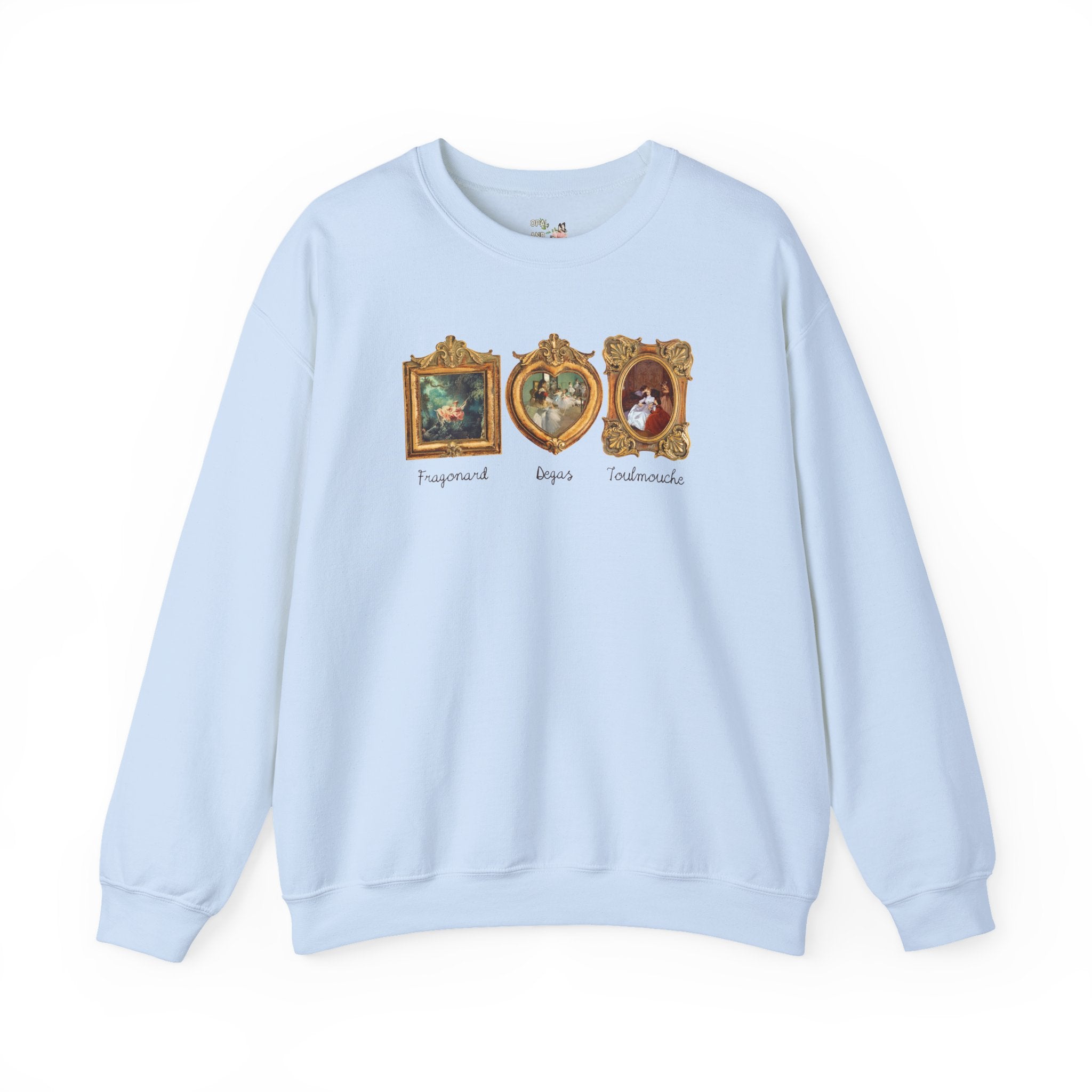 Subtle Democratic Sweatshirt, Art History Lover or Humanites Major: Fragonard The Swing, Edgar Degas, Auguste Toulmouche, Famous Paintings - Opal and June