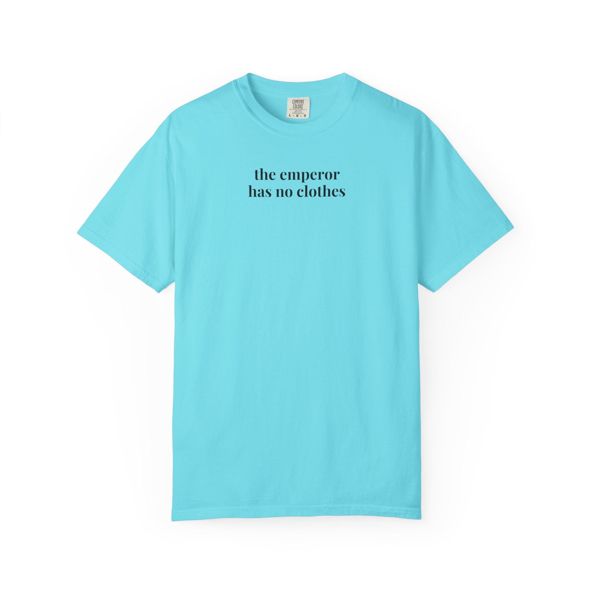 Subtle Democratic Tee Shirt for Leftist: The Emperor Has No Clothes, Bookish Social Justice T-Shirt for Feminist or Political Scientist - Opal and June