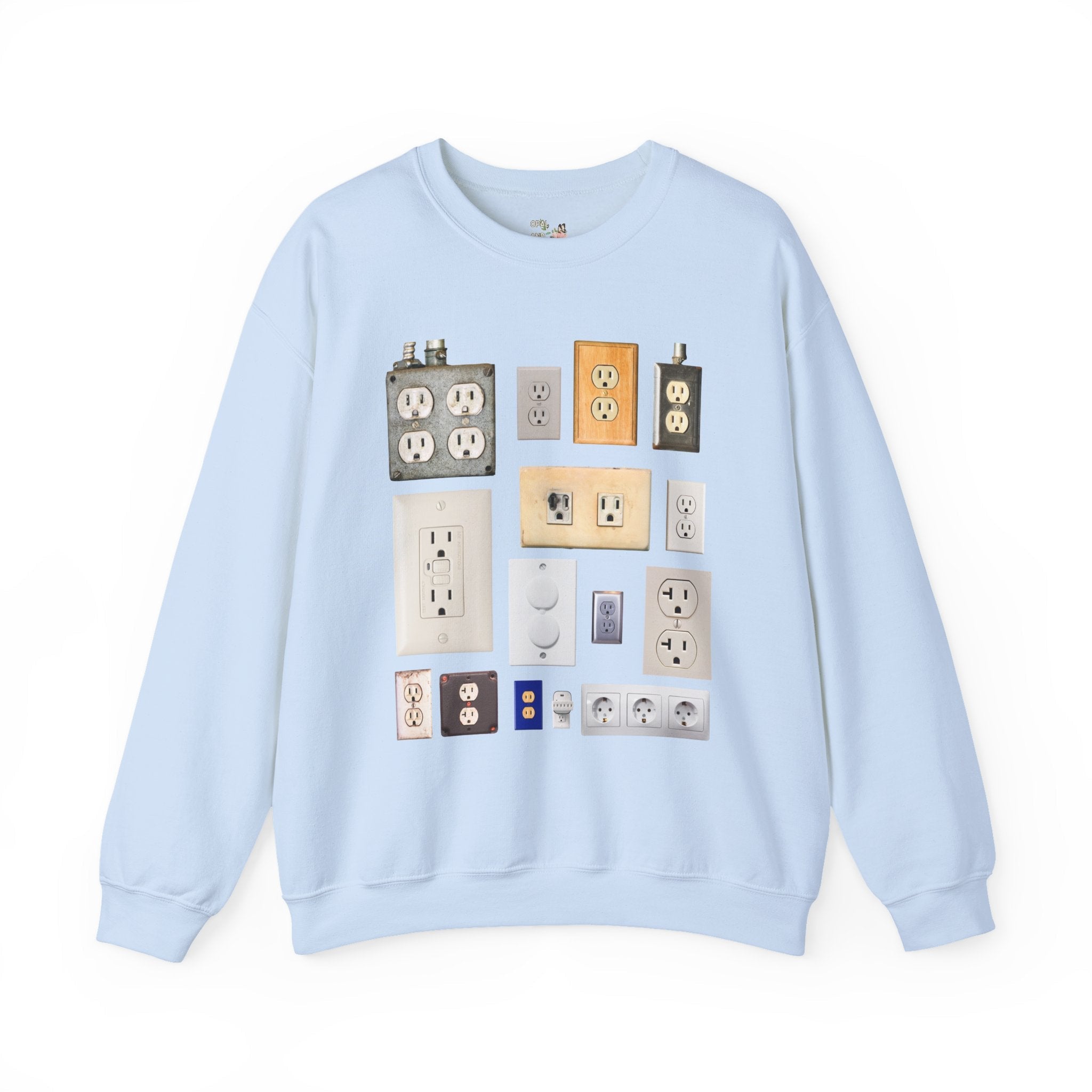 Sweatshirt with Electrical Outlets - Opal and June