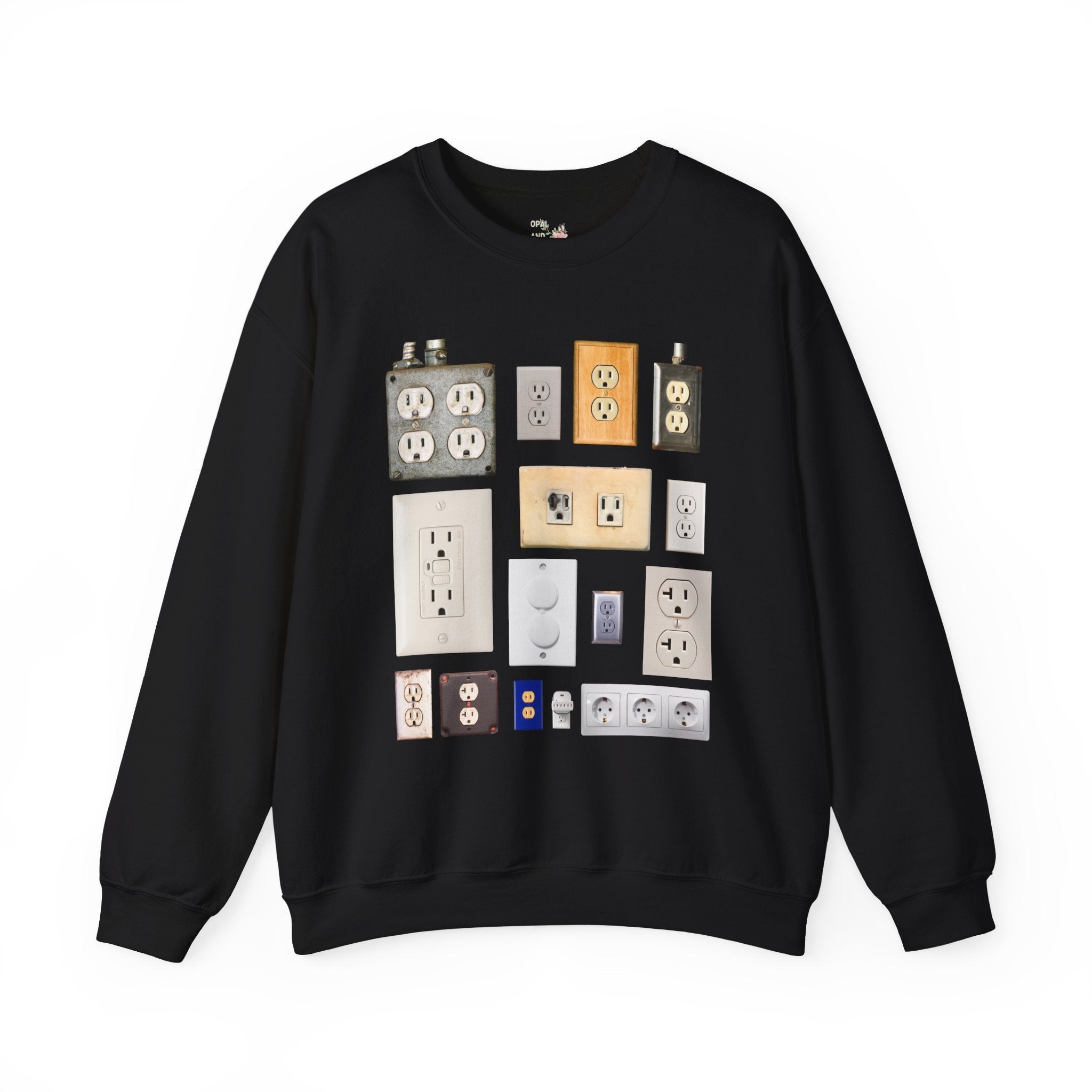 Sweatshirt with Electrical Outlets - Opal and June