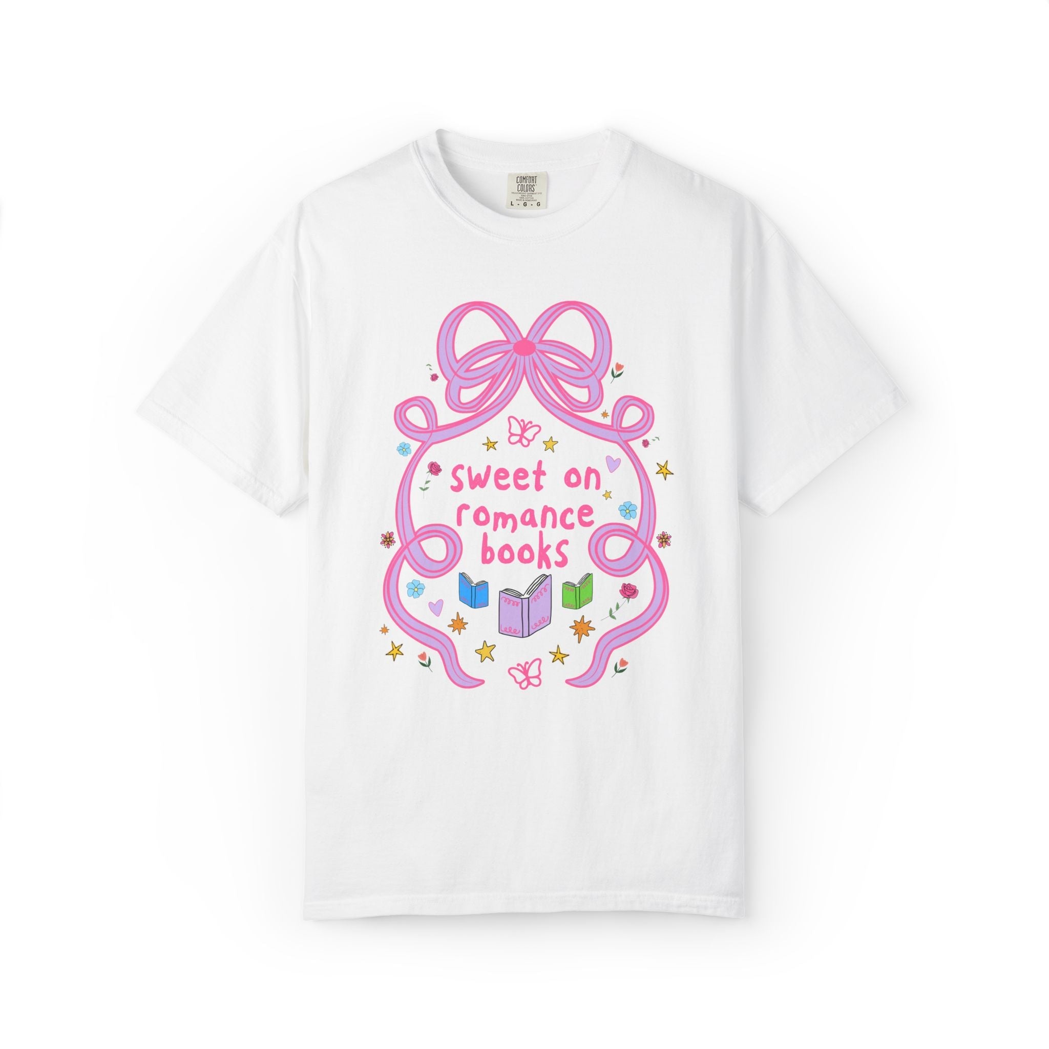 Sweet on Romance Books Tee - Opal and June