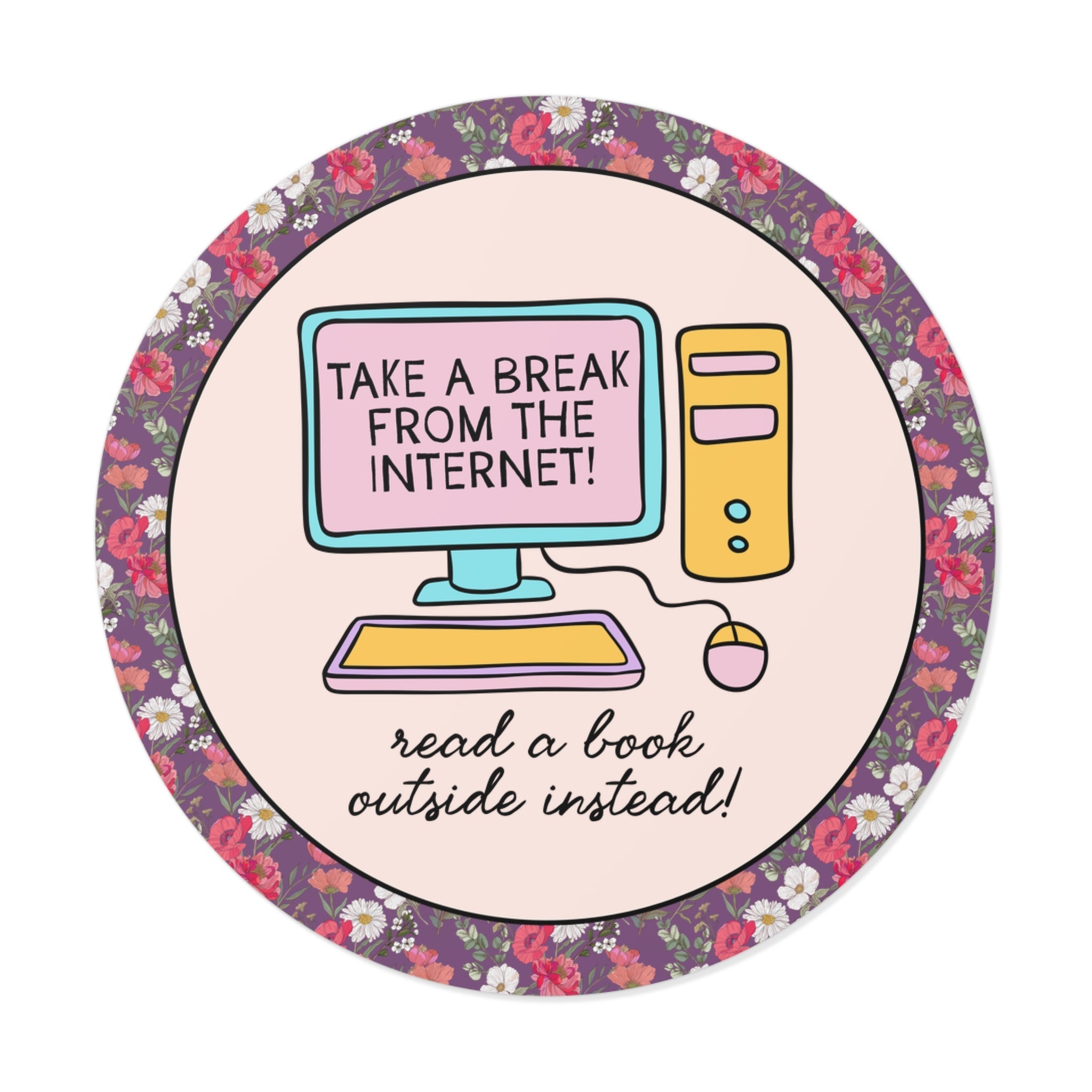 Take a Break from the Internet! Read a Book Outside Instead! - Opal and June