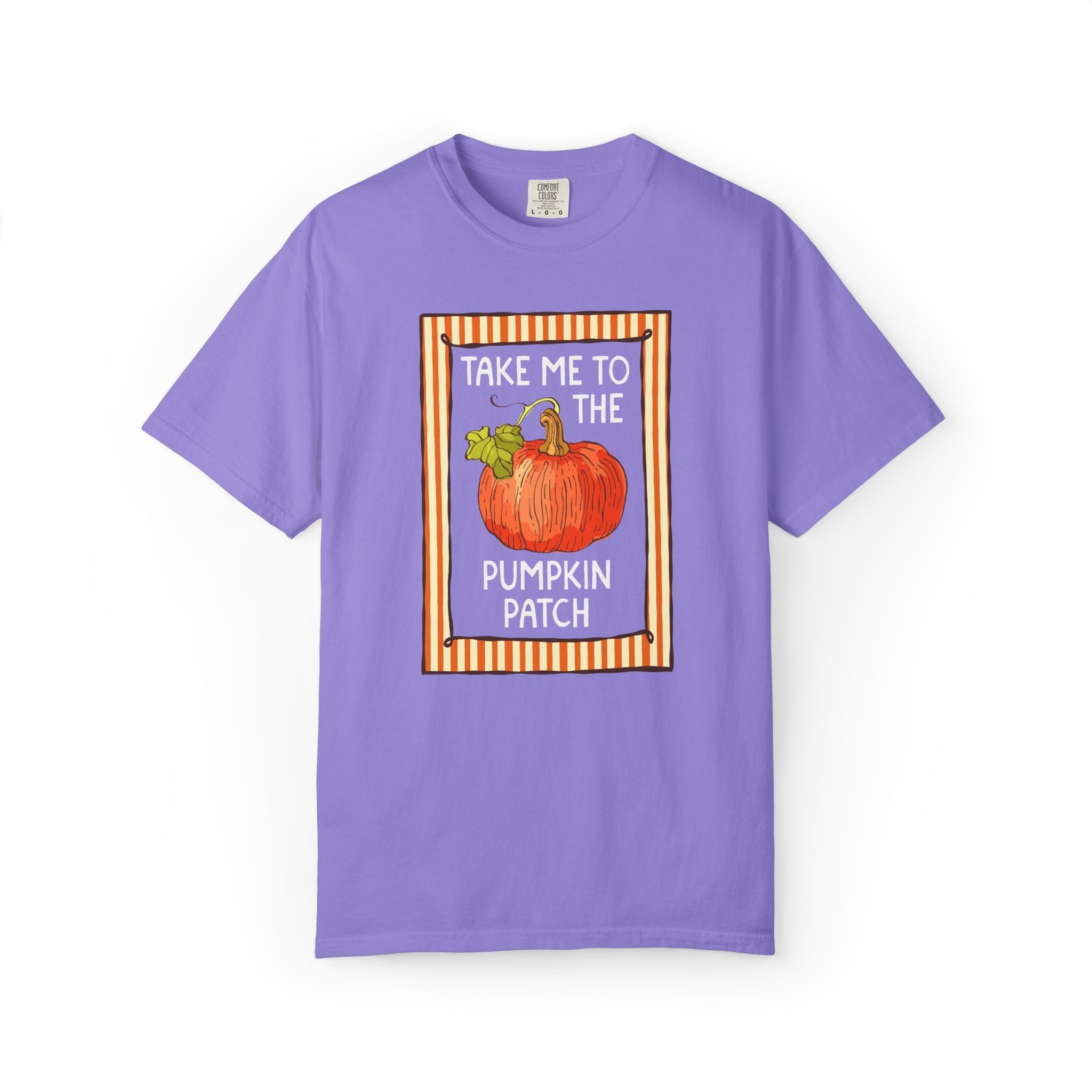 Take Me to the Pumpkin Patch: Halloween Teacher Tee Shirt for Friend Who Loves Pumpkins, Cute Matching Halloween Tee for Parents or Teacher - Opal and June