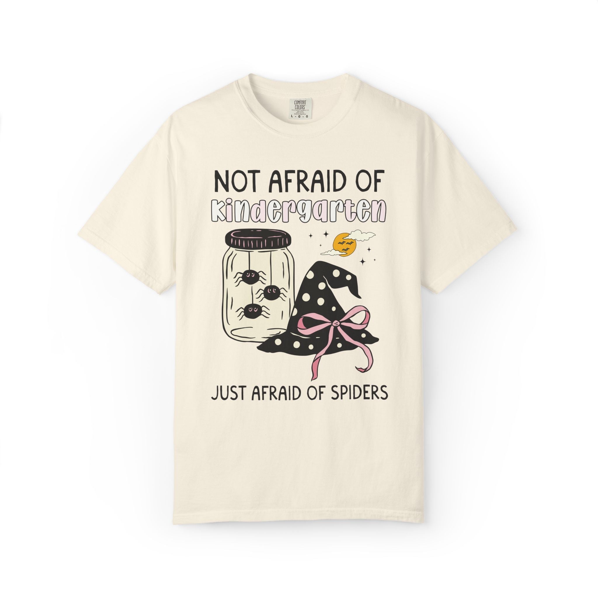 Teacher Halloween Grade Level T-Shirt: Just Afraid of Spiders - Opal and June