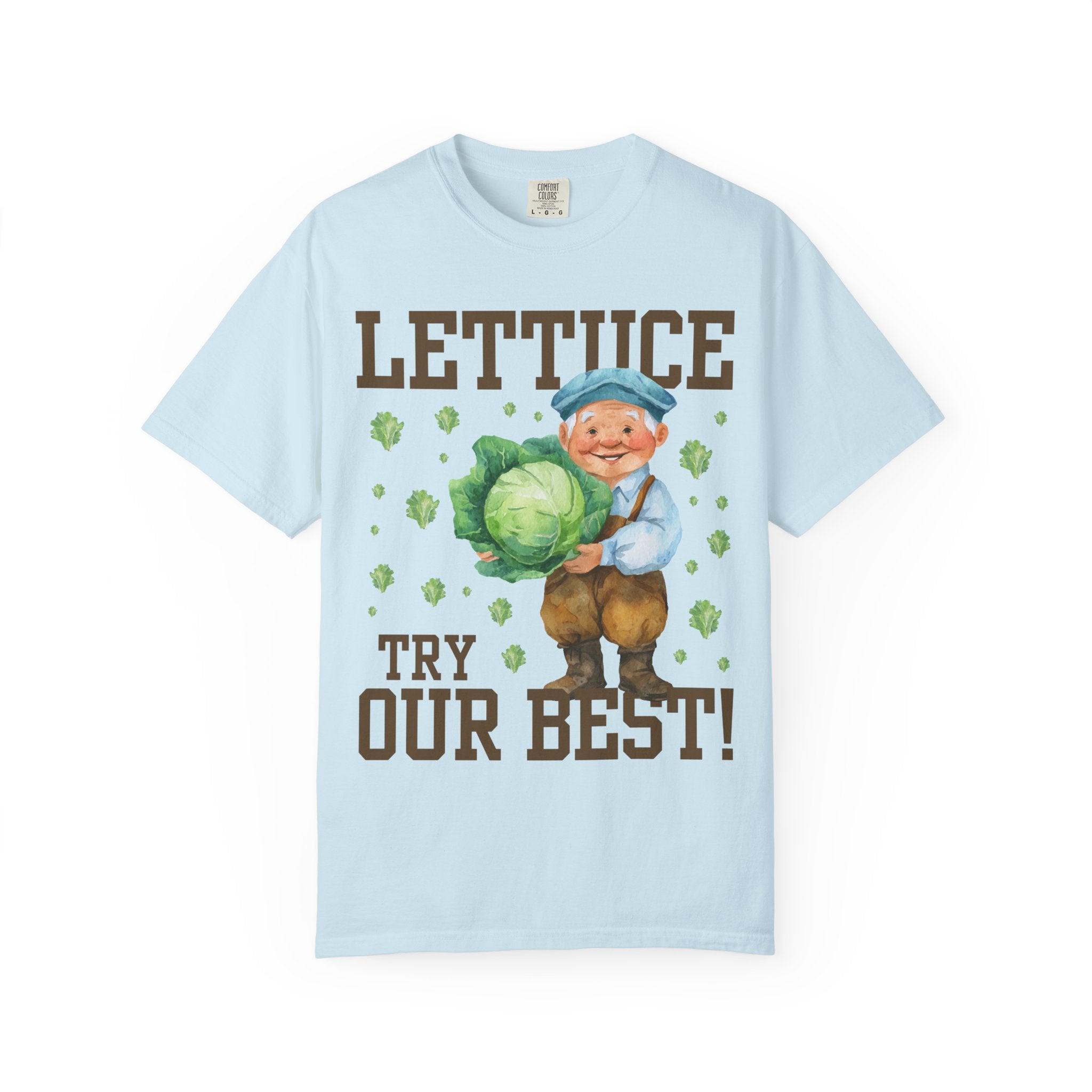 Teacher Testing Day Tee Shirt for Elementary School Teacher or High School Math Teacher: Lettuce Try Our Best! | Funny 90s Aesthetic Tee - Opal and June