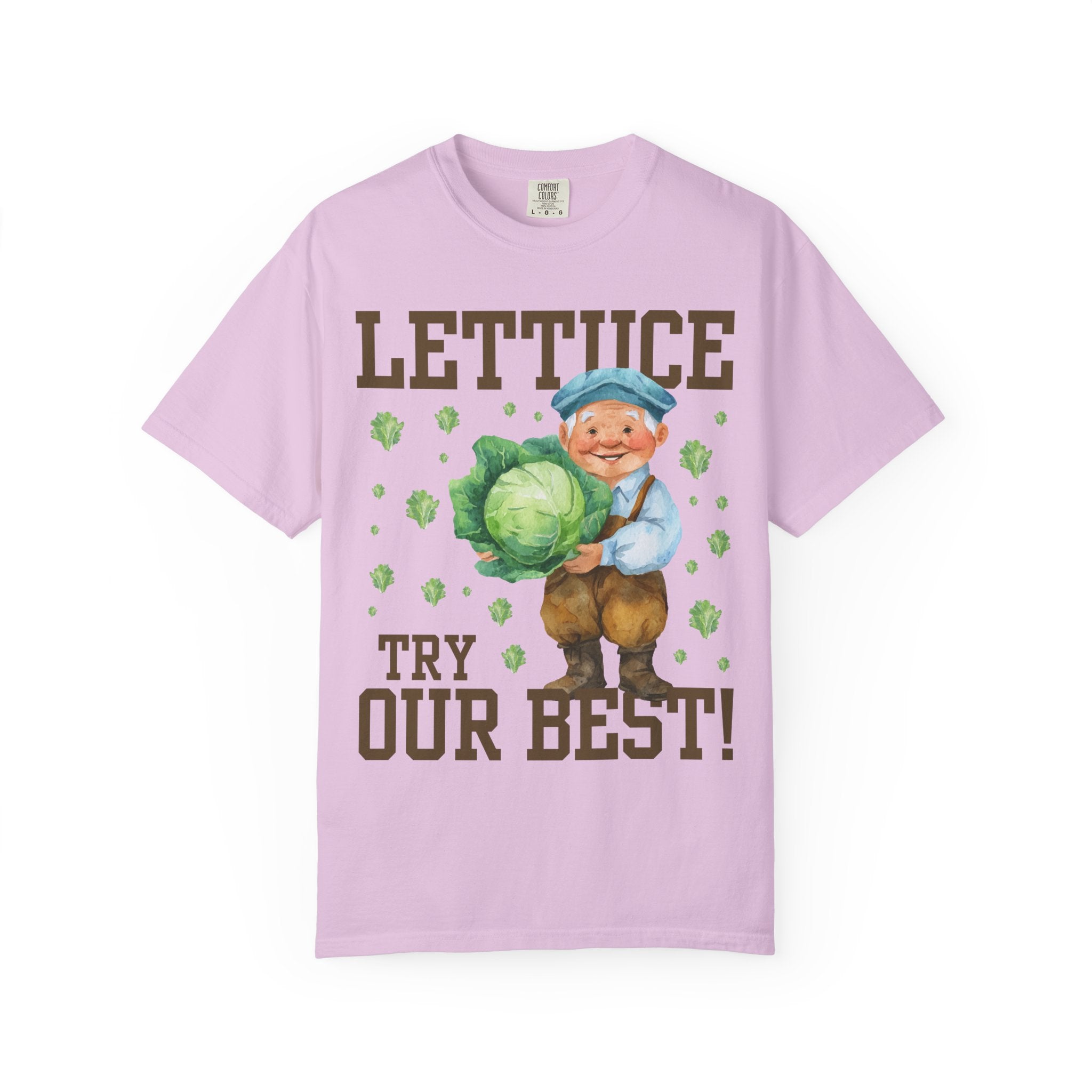Teacher Testing Day Tee Shirt for Elementary School Teacher or High School Math Teacher: Lettuce Try Our Best! | Funny 90s Aesthetic Tee - Opal and June