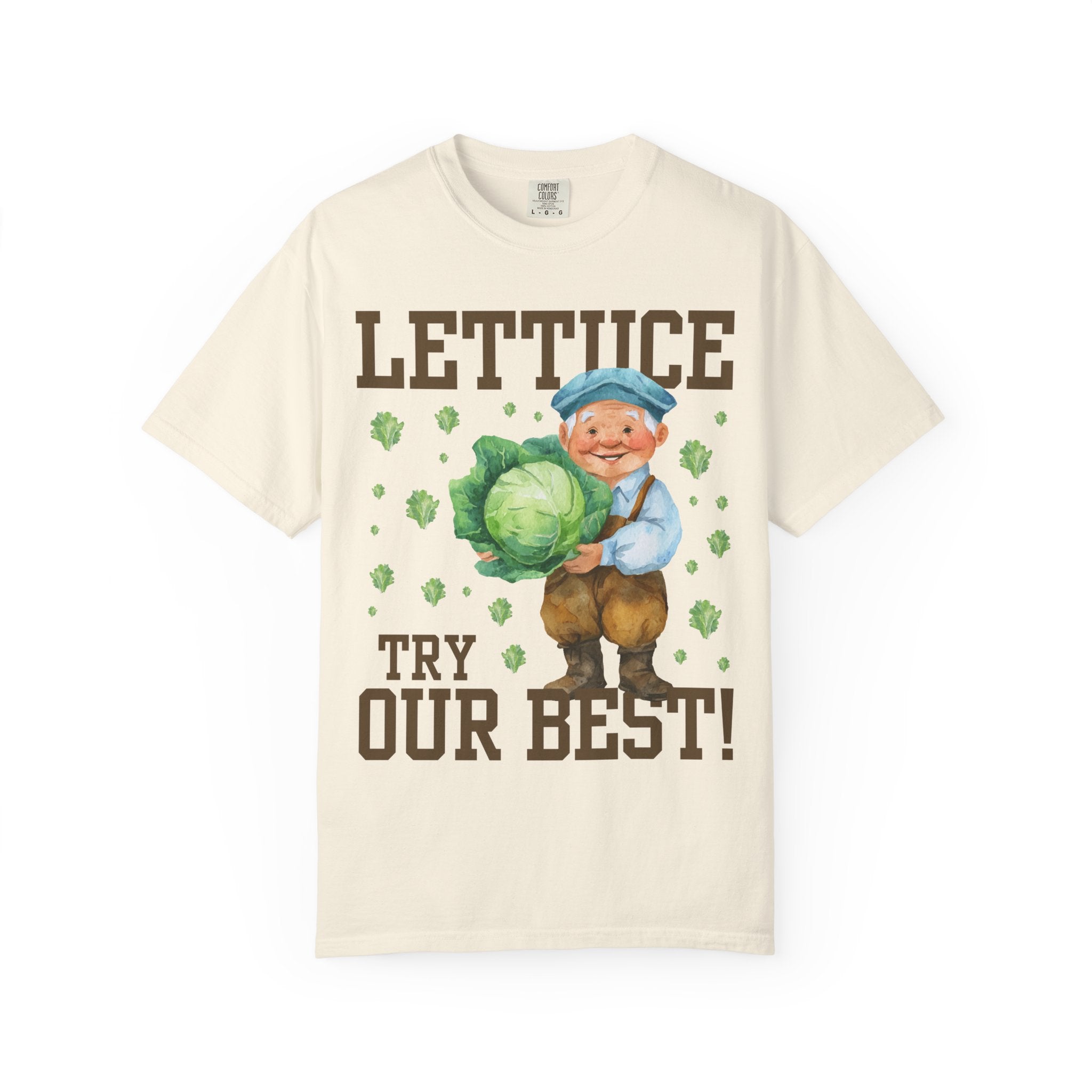Teacher Testing Day Tee Shirt for Elementary School Teacher or High School Math Teacher: Lettuce Try Our Best! | Funny 90s Aesthetic Tee - Opal and June