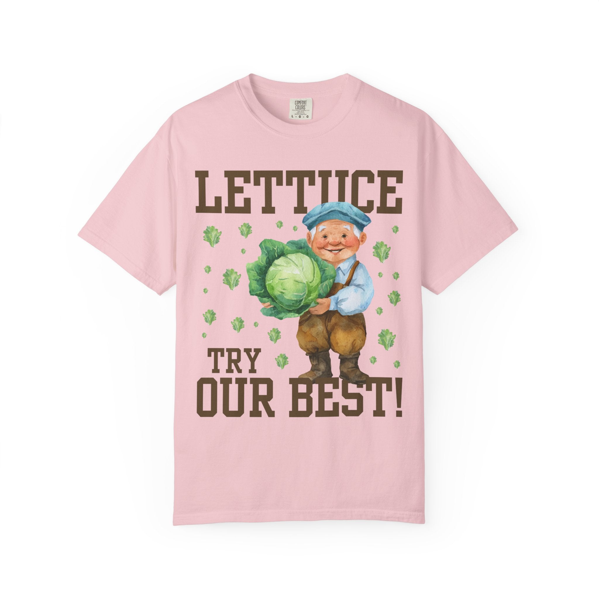 Teacher Testing Day Tee Shirt for Elementary School Teacher or High School Math Teacher: Lettuce Try Our Best! | Funny 90s Aesthetic Tee - Opal and June