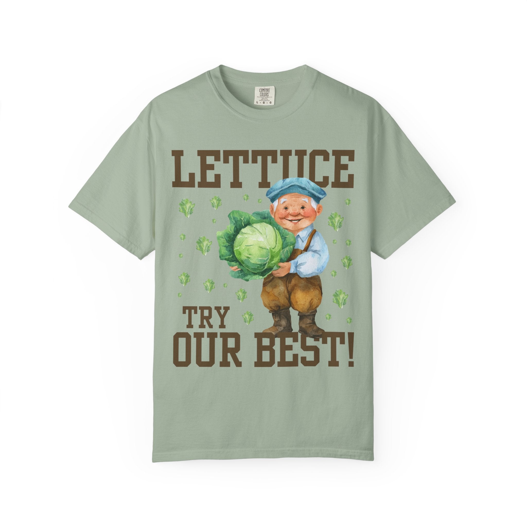 Teacher Testing Day Tee Shirt for Elementary School Teacher or High School Math Teacher: Lettuce Try Our Best! | Funny 90s Aesthetic Tee - Opal and June