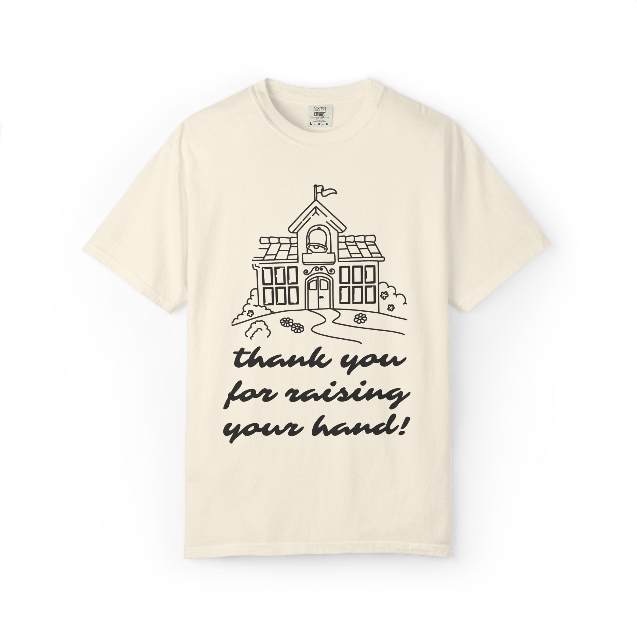 Thank You for Raising Your Hand Doodle School Tee - Opal and June
