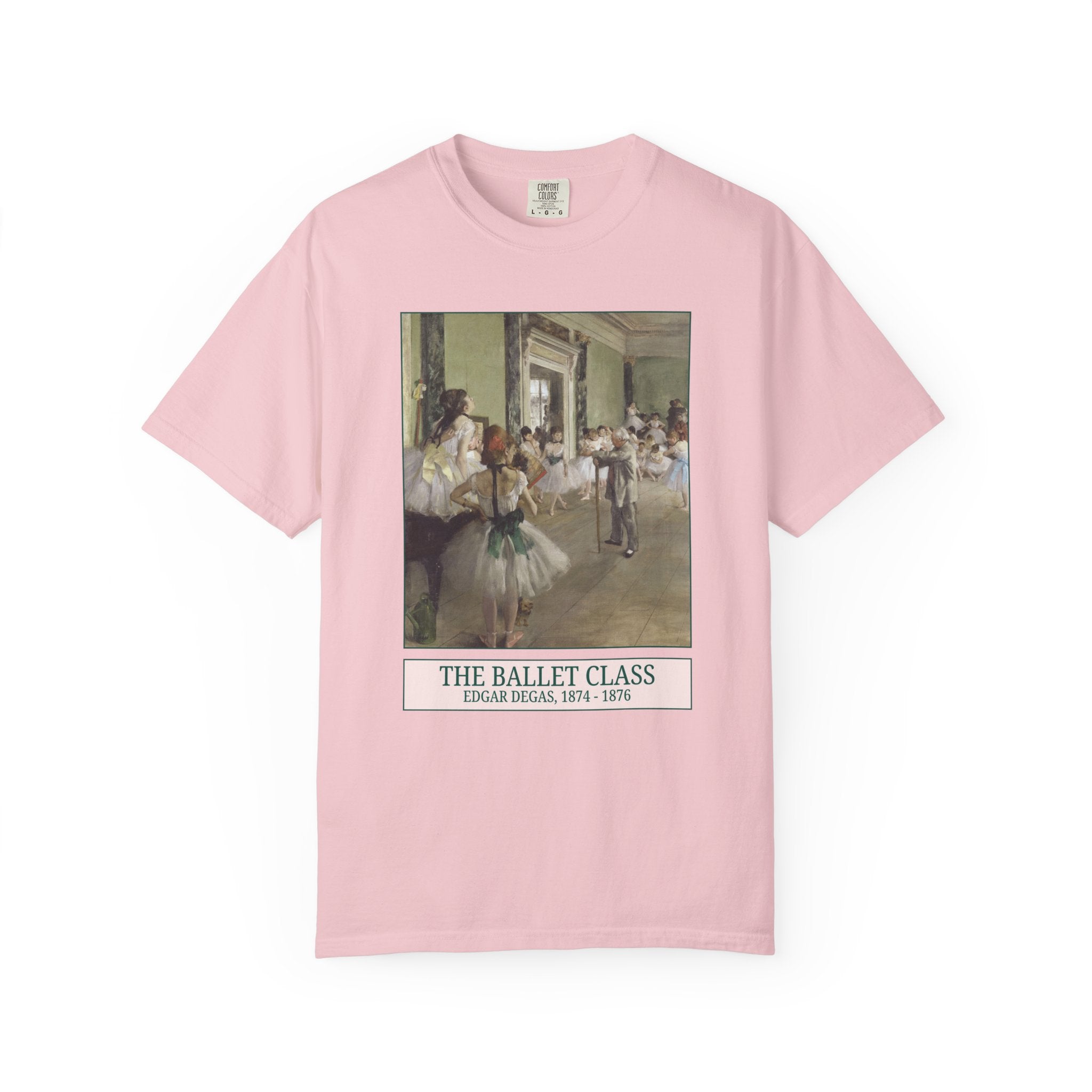 The Ballet Class by Edgar Degas, Colorful Art History Tee Shirt for Ballerina or Dance Teacher, Colorful Maximalist Museum Lover Present - Opal and June