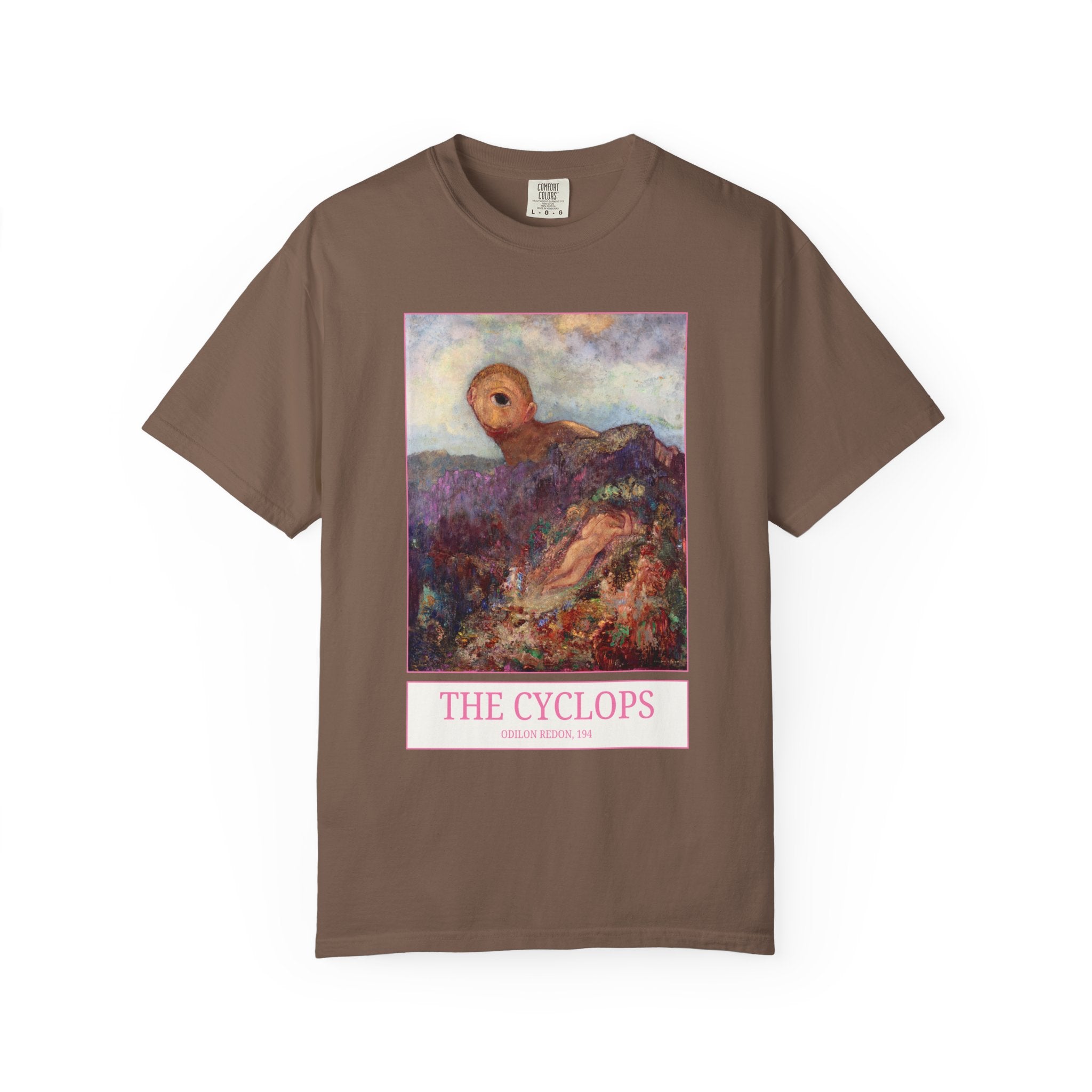 The Cyclops by Odilon Redon, French Art History T-Shirt, Post Impressionist Symbolism Art Movement, Humanities Major Gift, 19th Century Art - Opal and June