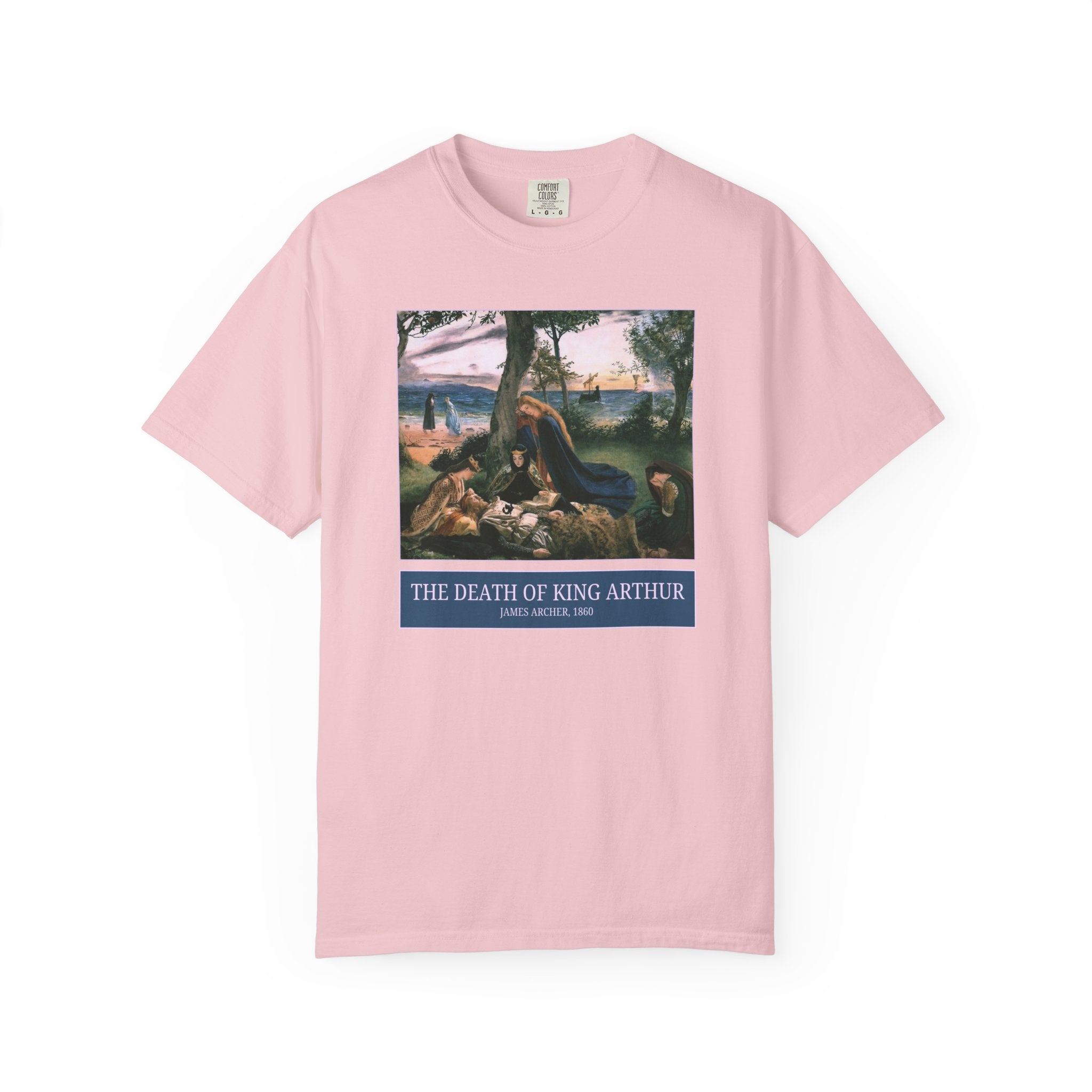 The Death of King Arthur by Scottish Painter James Archer, Famous 19th Century Painting, European Mythology Art History Book Lover T-Shirt - Opal and June