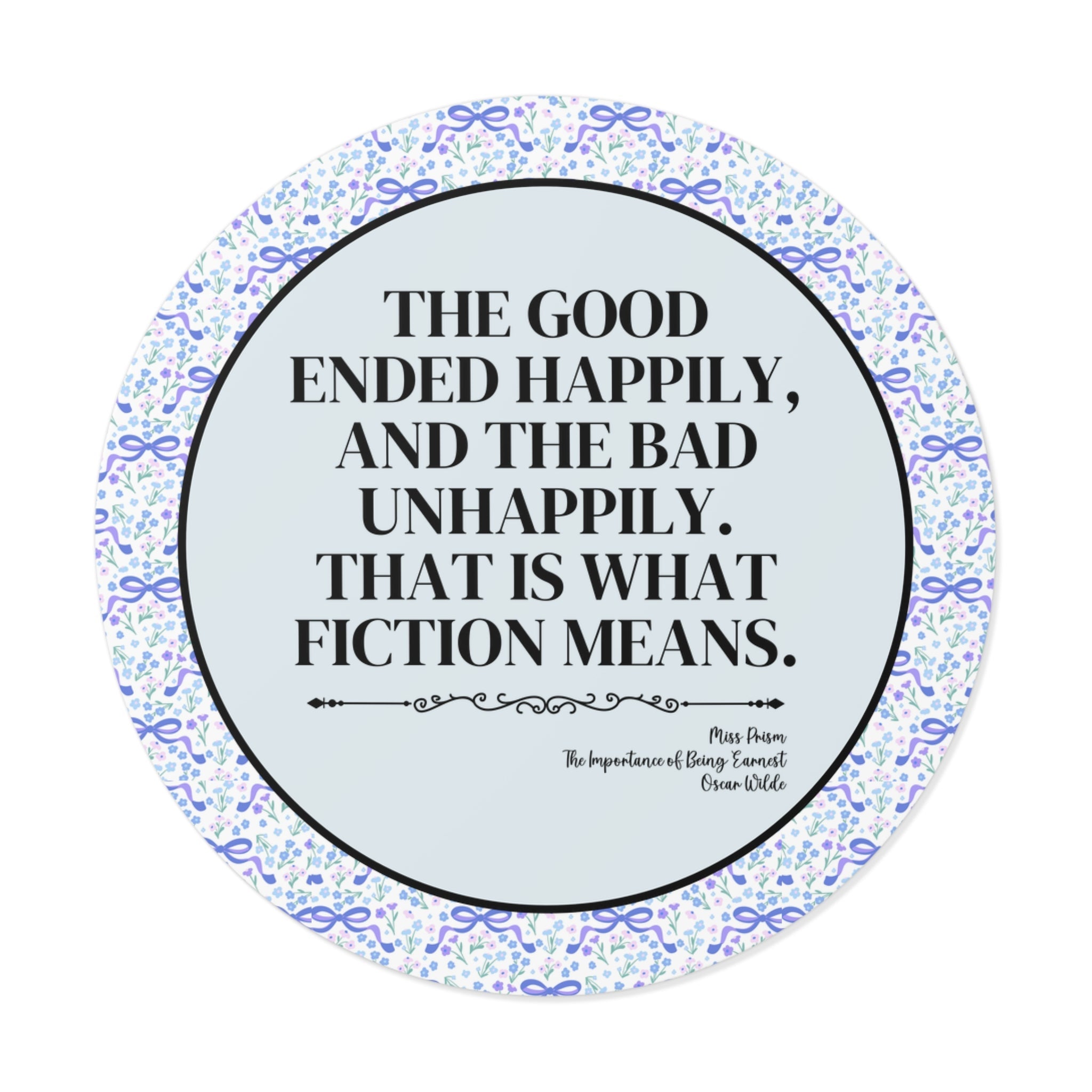 The Importance of Being Earnest by Oscar Wilde Sticker, 19th Century Book Lover Present, Bookish Gift for Bookworm, Literature Professor - Opal and June