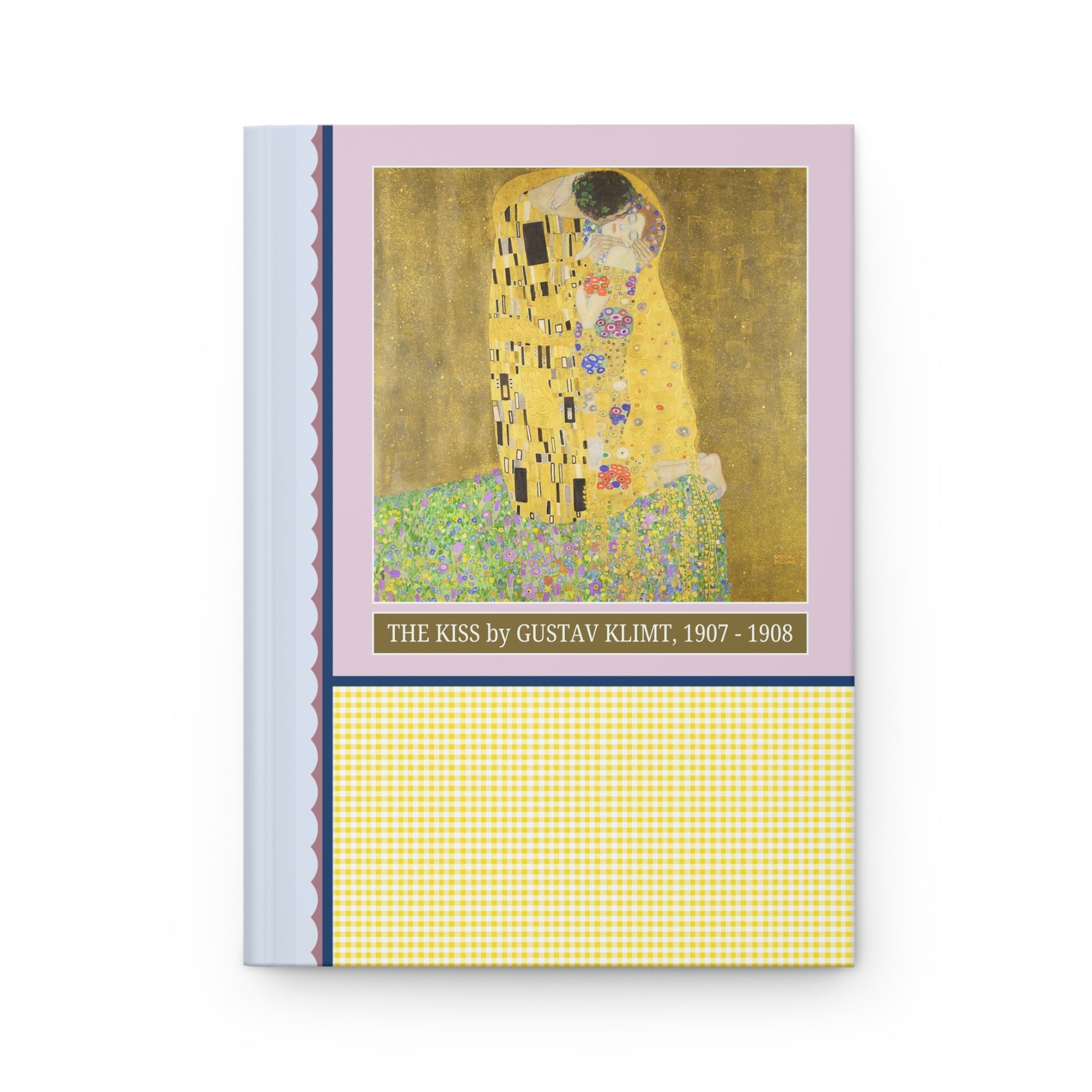 The Kiss by Gustav Klimt, Colorful Art History Lover Notebook, Friend Who Loves Art, Famous Painting, Humanities Major, Art Historian Gift - Opal and June