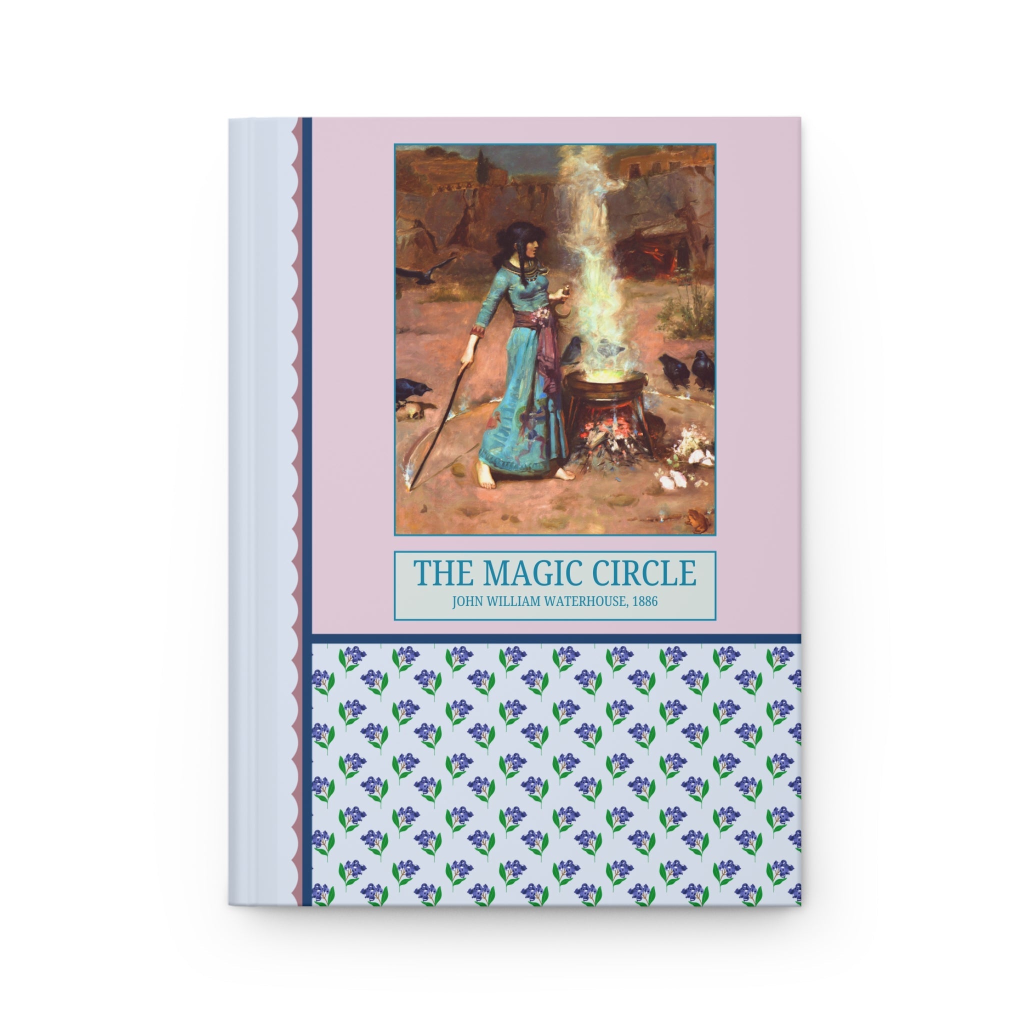 The Magic Circle by John William Waterhouse: Witchy Pre - Raphaelite Painting, Spooky Season Art History Notebook for Humanities Teacher - Opal and June
