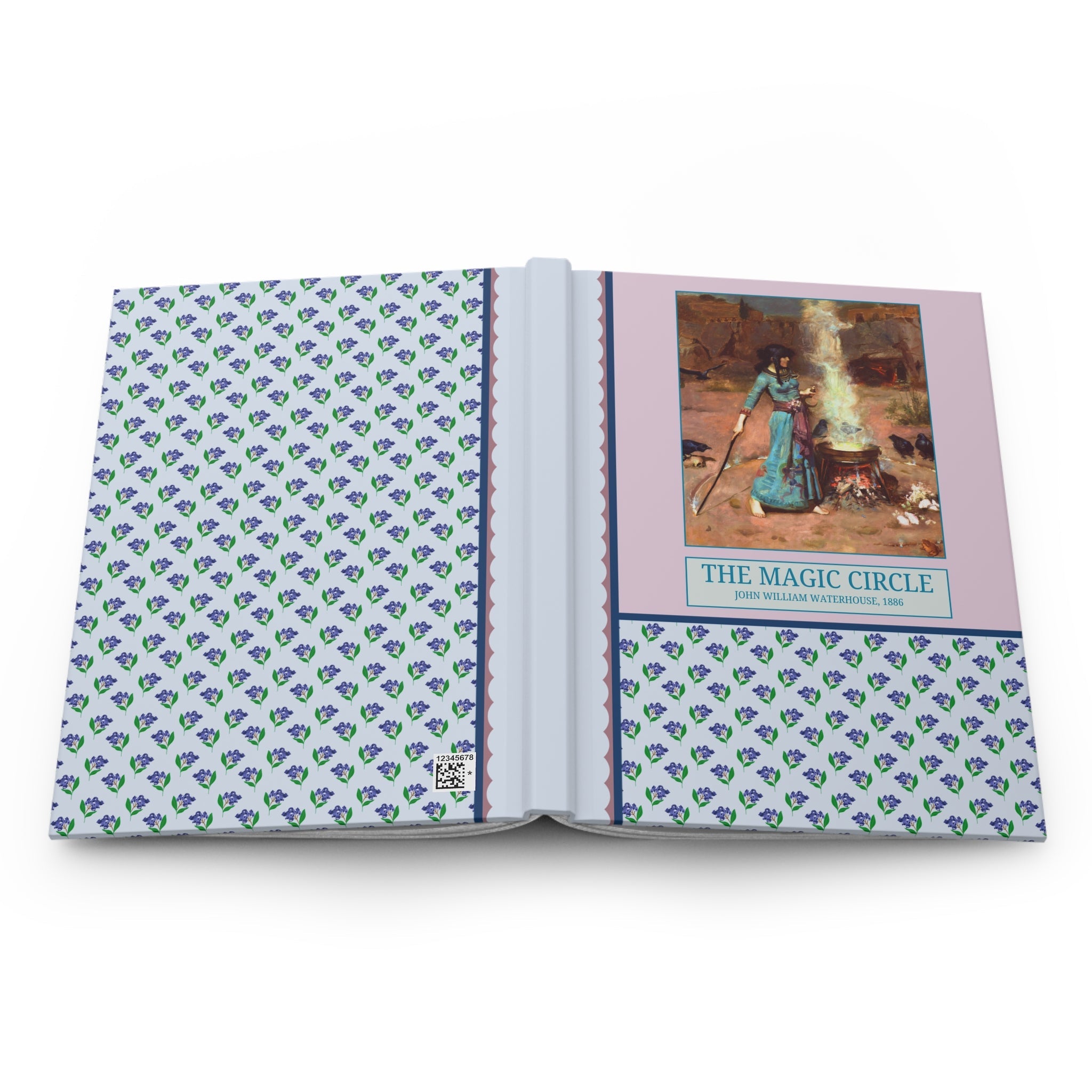 The Magic Circle by John William Waterhouse: Witchy Pre - Raphaelite Painting, Spooky Season Art History Notebook for Humanities Teacher - Opal and June