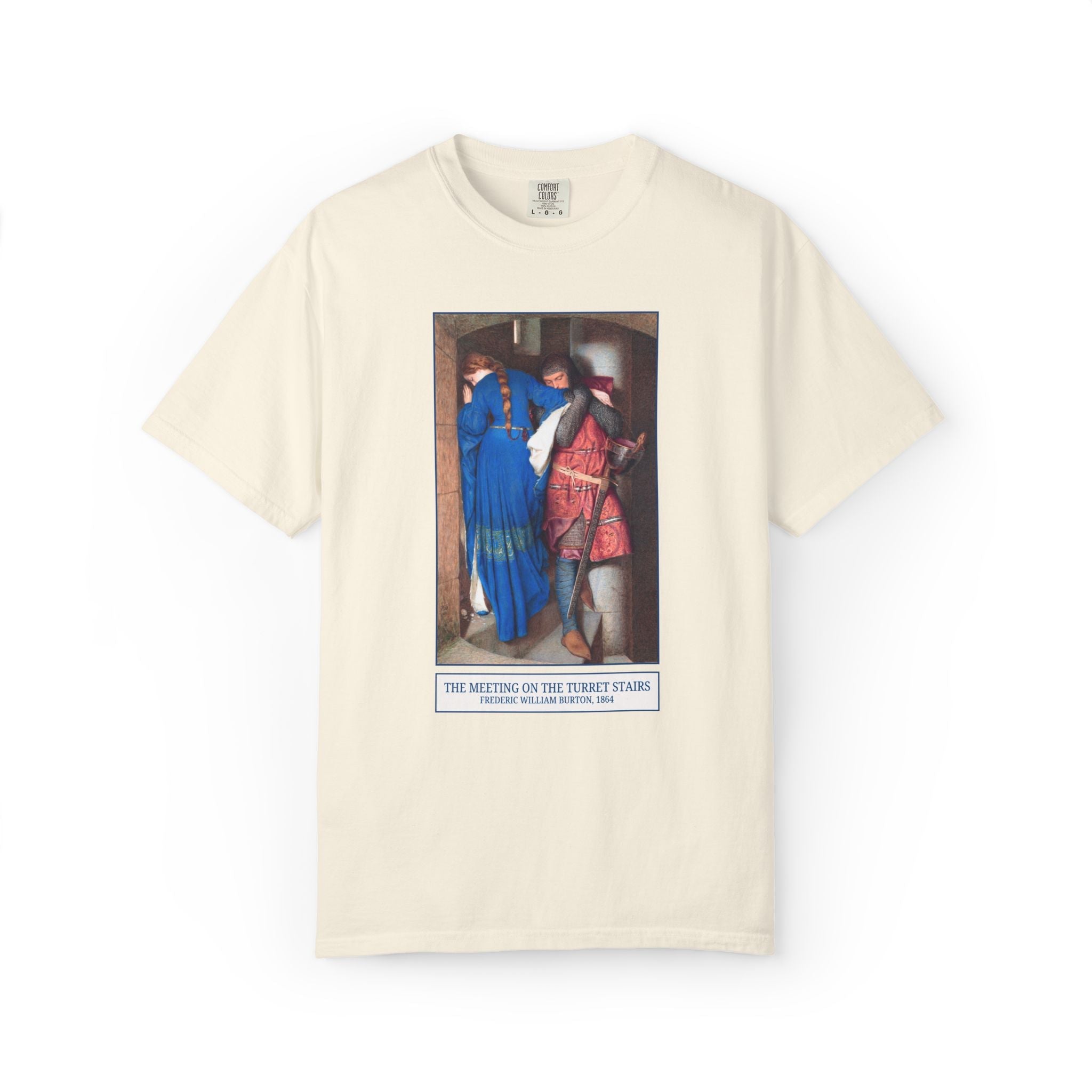 The Meeting on the Turret Stairs Art History Tee: Frederic William Burton 19th Century Famous Painting, Bookish Museum Lover Artist Gift - Opal and June