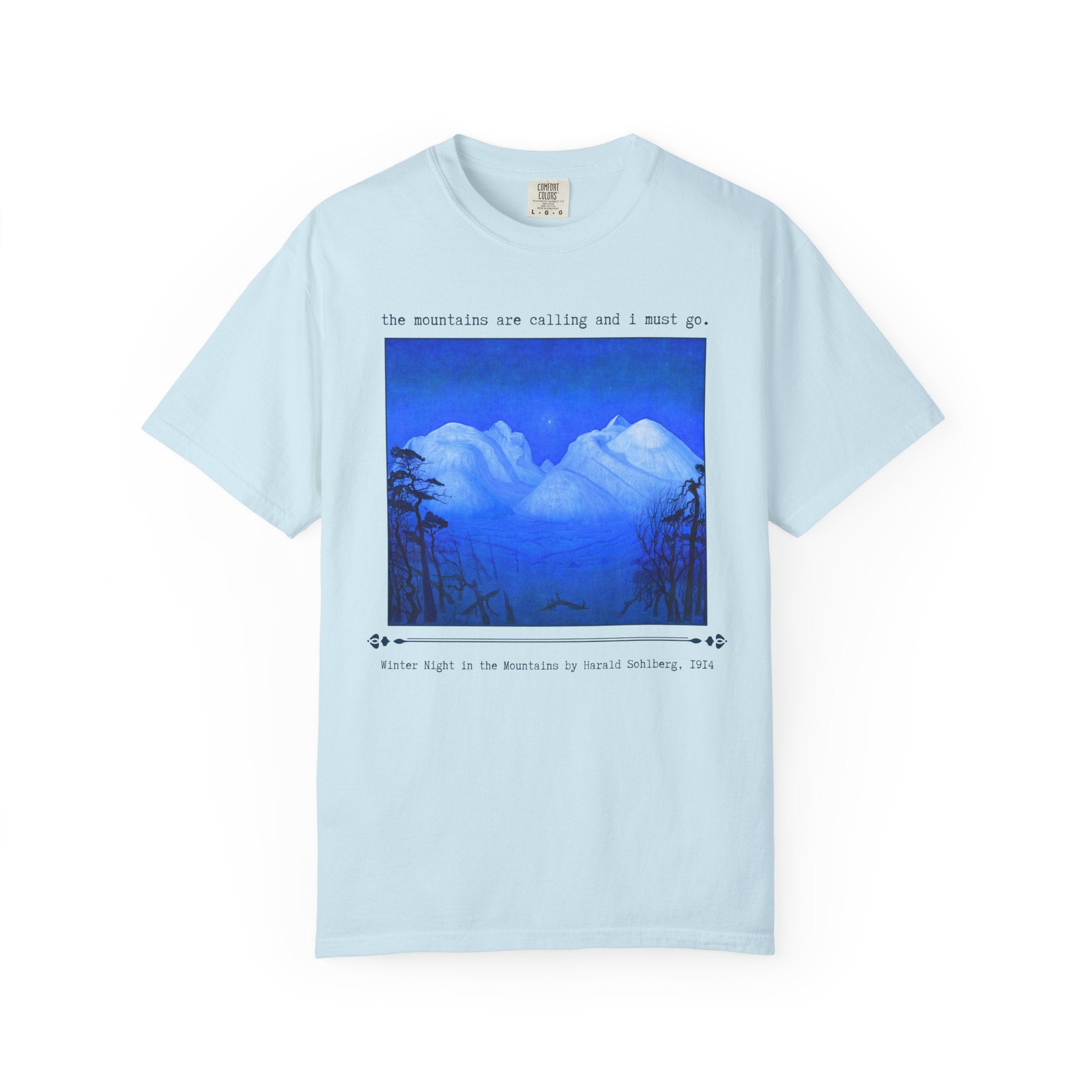 The Mountains Are Calling and I Must Go Art History Tee - Opal and June