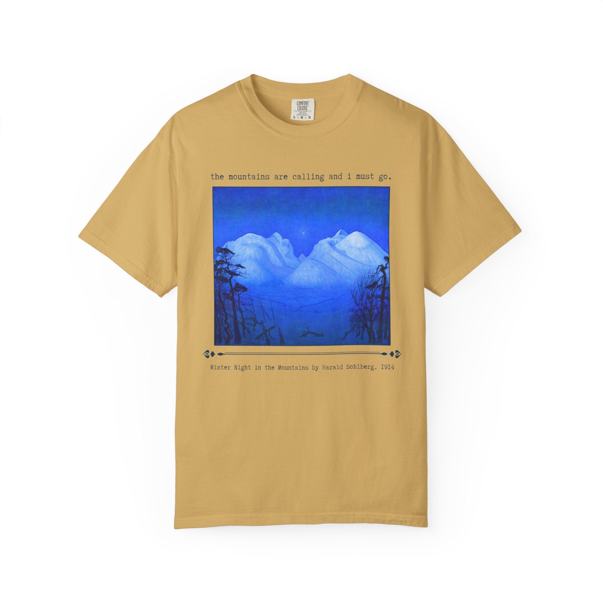 The Mountains Are Calling and I Must Go Art History Tee - Opal and June