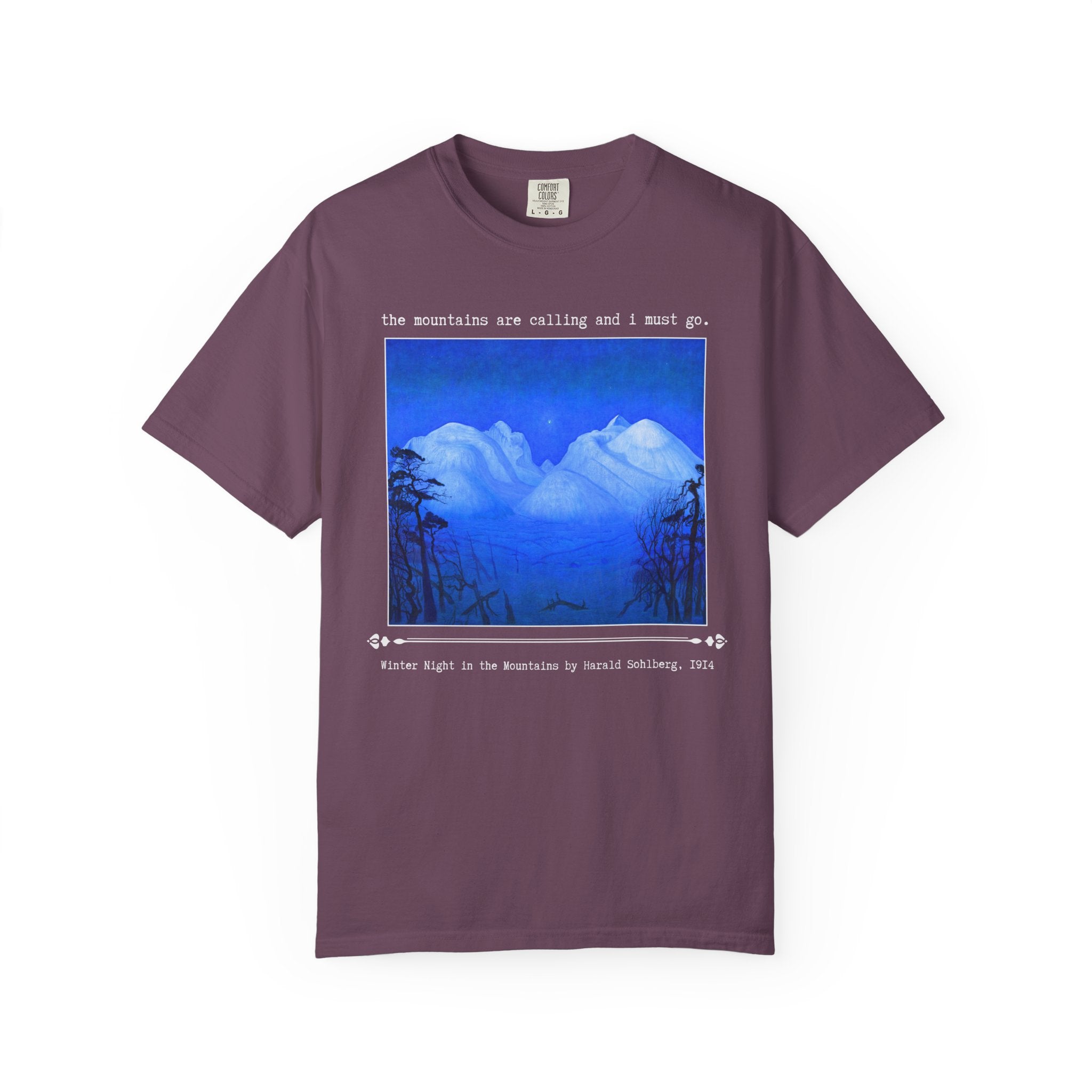 The Mountains Are Calling and I Must Go Art History Tee - Opal and June
