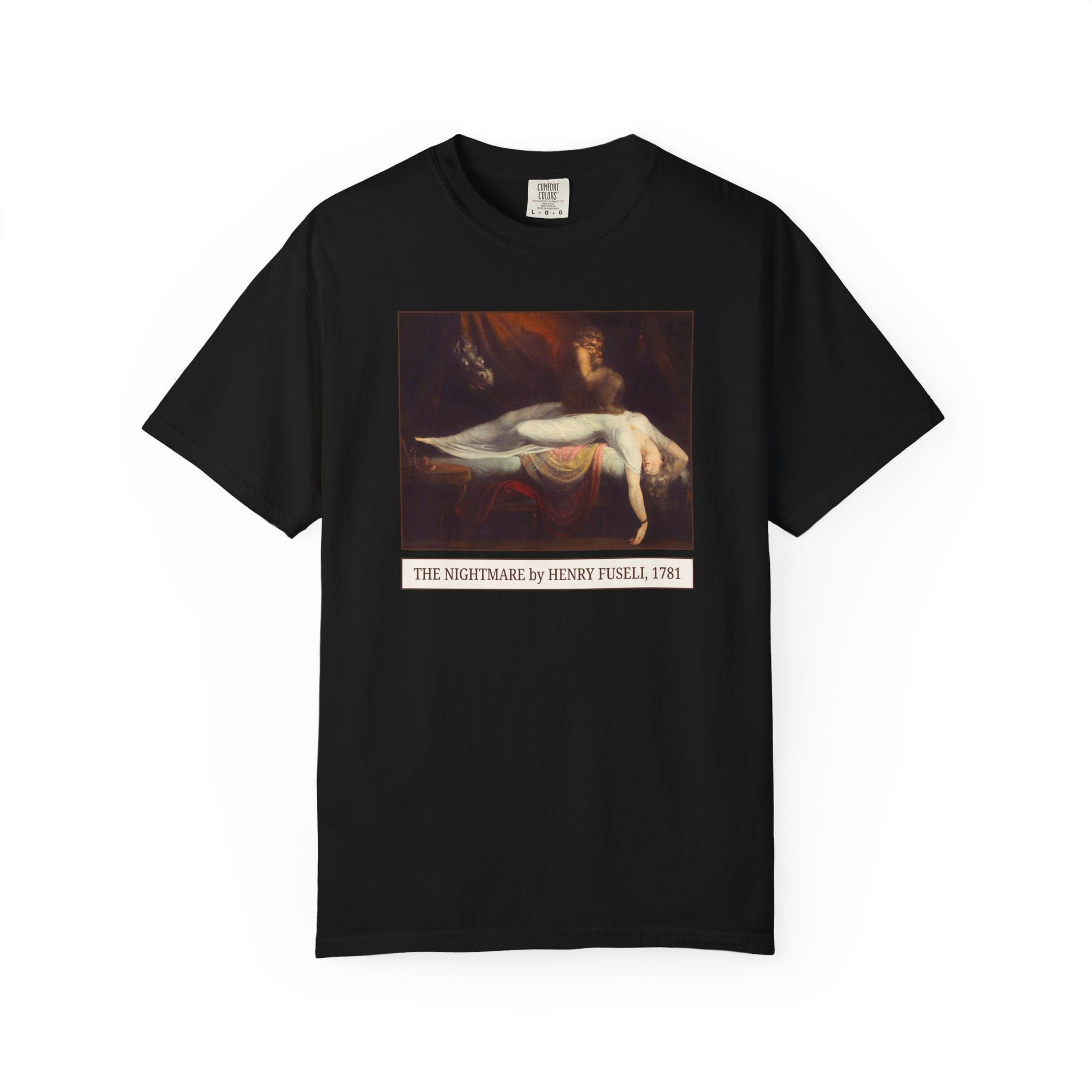 The Nightmare by Henry Fuseli 18th Century Art History Tee Shirt, Spooky Humanities Major T-Shirt, Swedish Romanticism Art History Tee - Opal and June