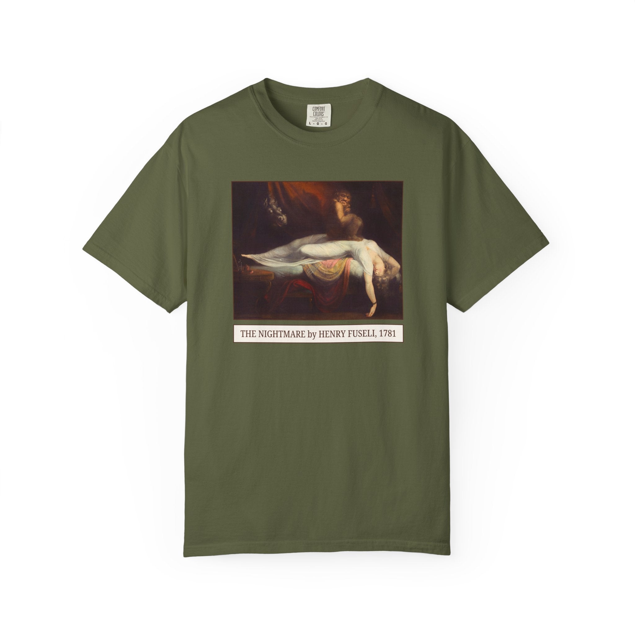 The Nightmare by Henry Fuseli 18th Century Art History Tee Shirt, Spooky Humanities Major T-Shirt, Swedish Romanticism Art History Tee - Opal and June
