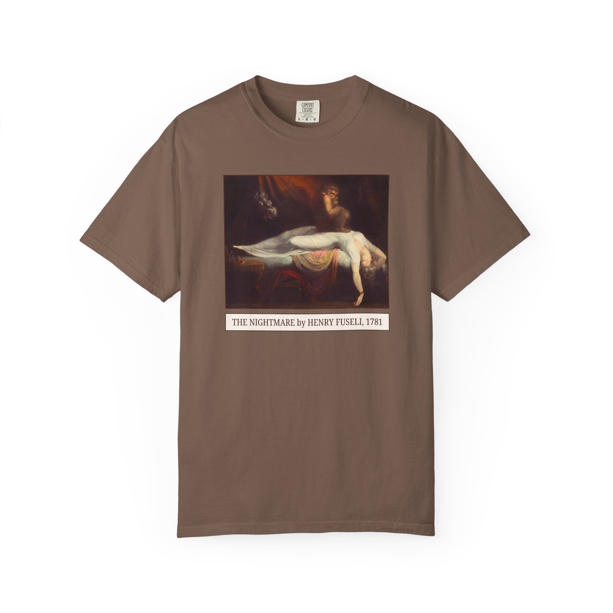 The Nightmare by Henry Fuseli 18th Century Art History Tee Shirt, Spooky Humanities Major T-Shirt, Swedish Romanticism Art History Tee - Opal and June