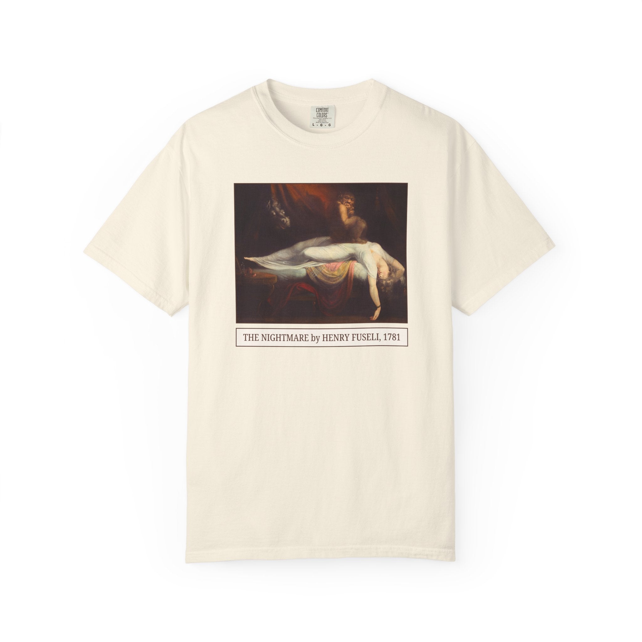 The Nightmare by Henry Fuseli 18th Century Art History Tee Shirt, Spooky Humanities Major T-Shirt, Swedish Romanticism Art History Tee - Opal and June