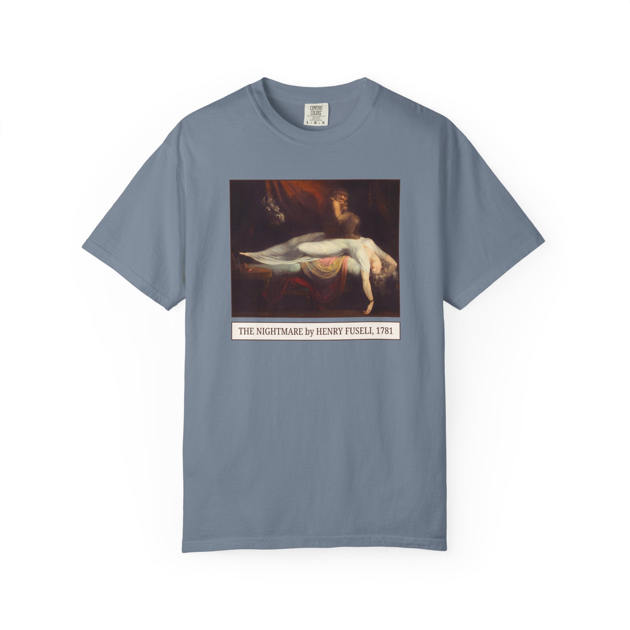 The Nightmare by Henry Fuseli 18th Century Art History Tee Shirt, Spooky Humanities Major T-Shirt, Swedish Romanticism Art History Tee - Opal and June