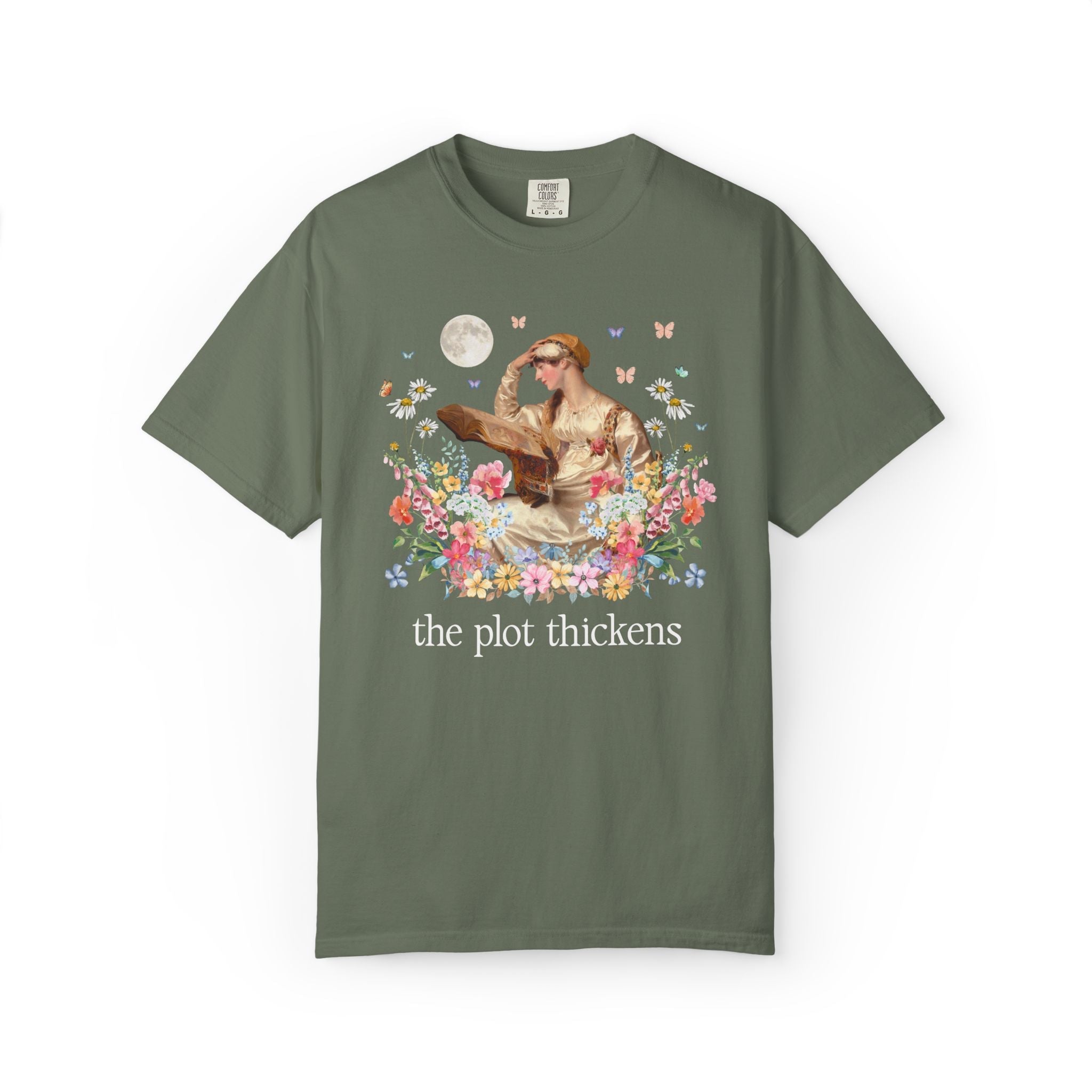 The Plot Thickens Art History Bookish Tee Shirt - Opal and June