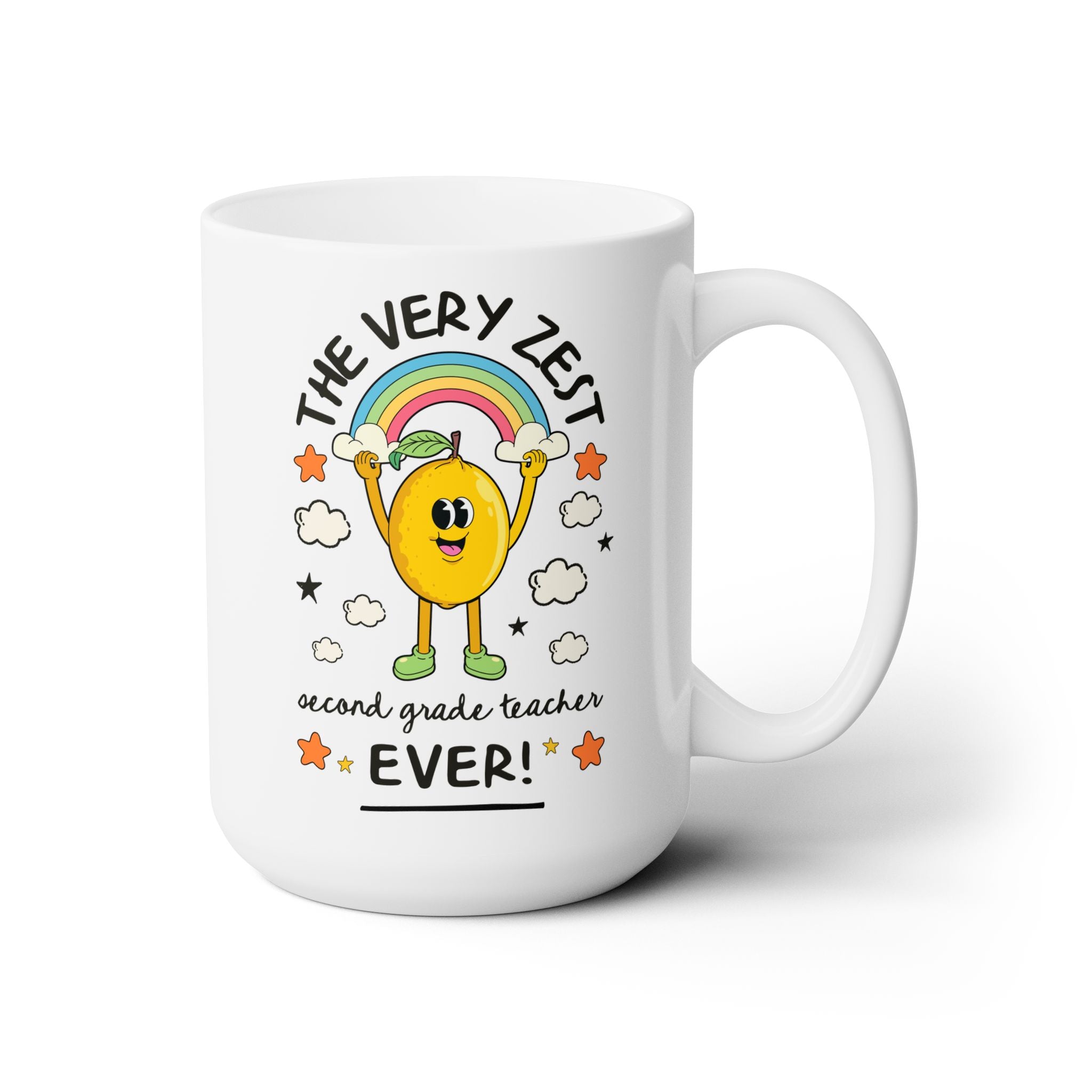 The Very Zest Second Grade Teacher Ever Coffee Mug - Opal and June