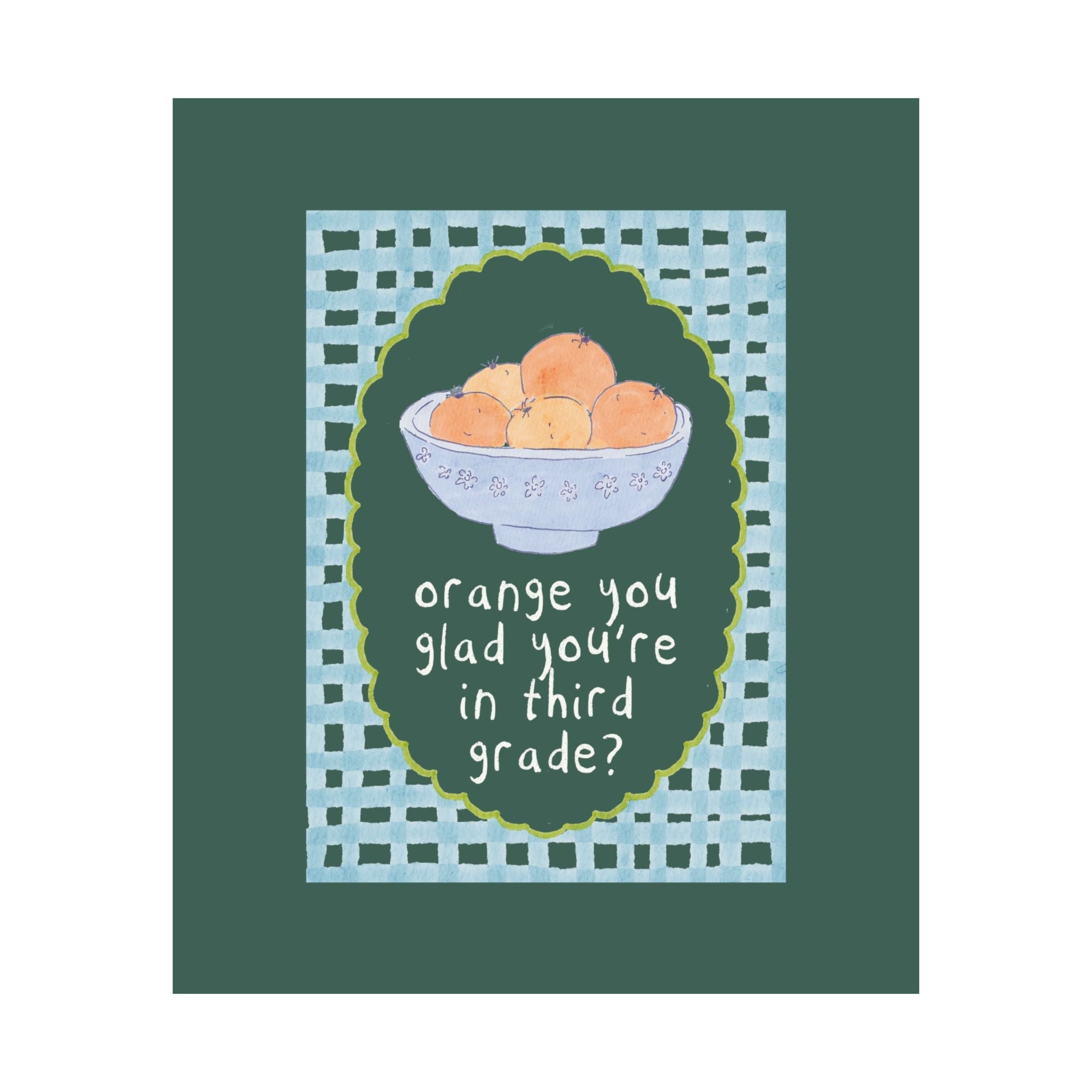 Third Grade Classroom Decor: Orange You Glad You're in Third Grade - Opal and June
