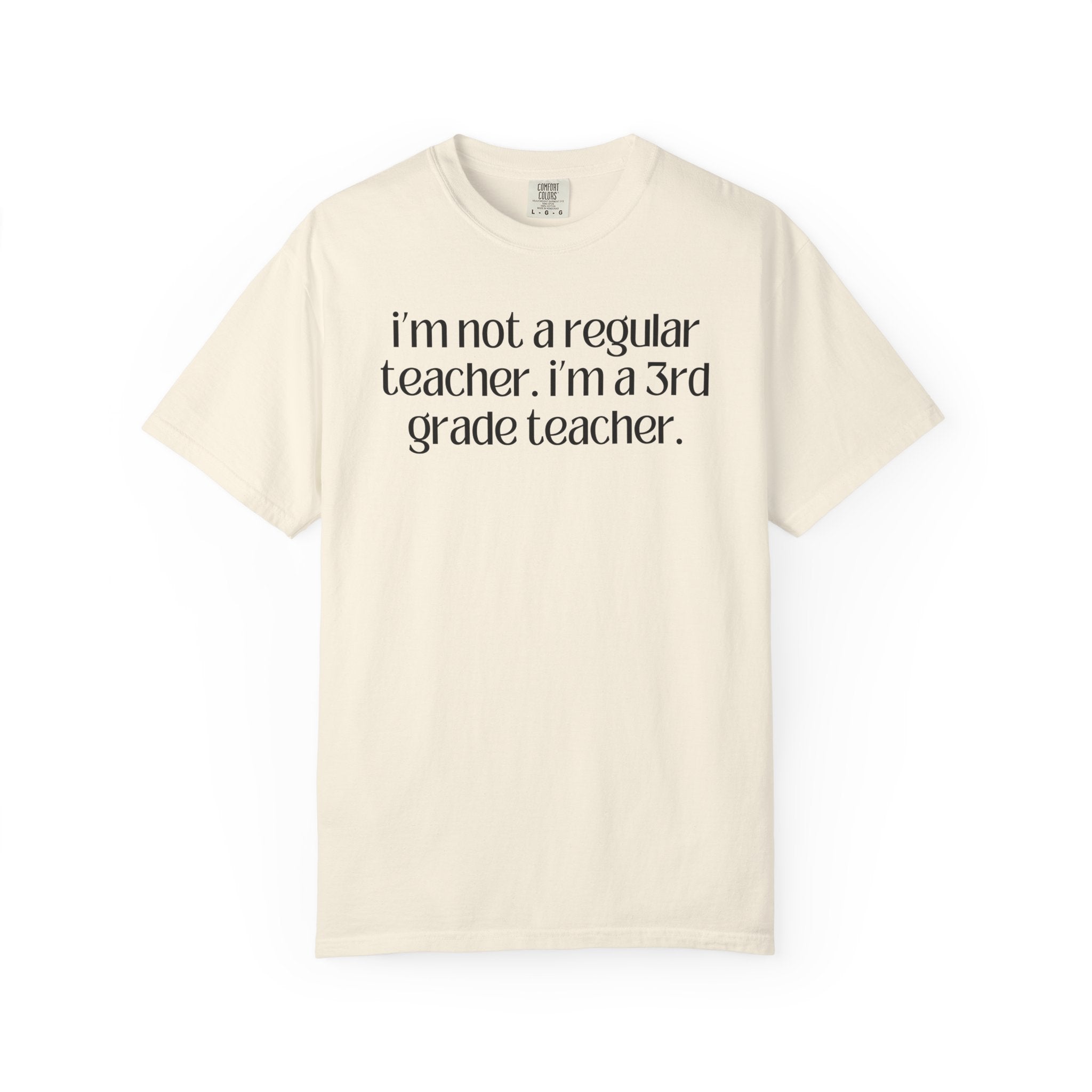 Third Grade Teacher Tee Shirt, Funny Saying, Silly Sarcastic Matching Teacher T-Shirt, First Day of School, Back to School New Teacher Gift - Opal and June