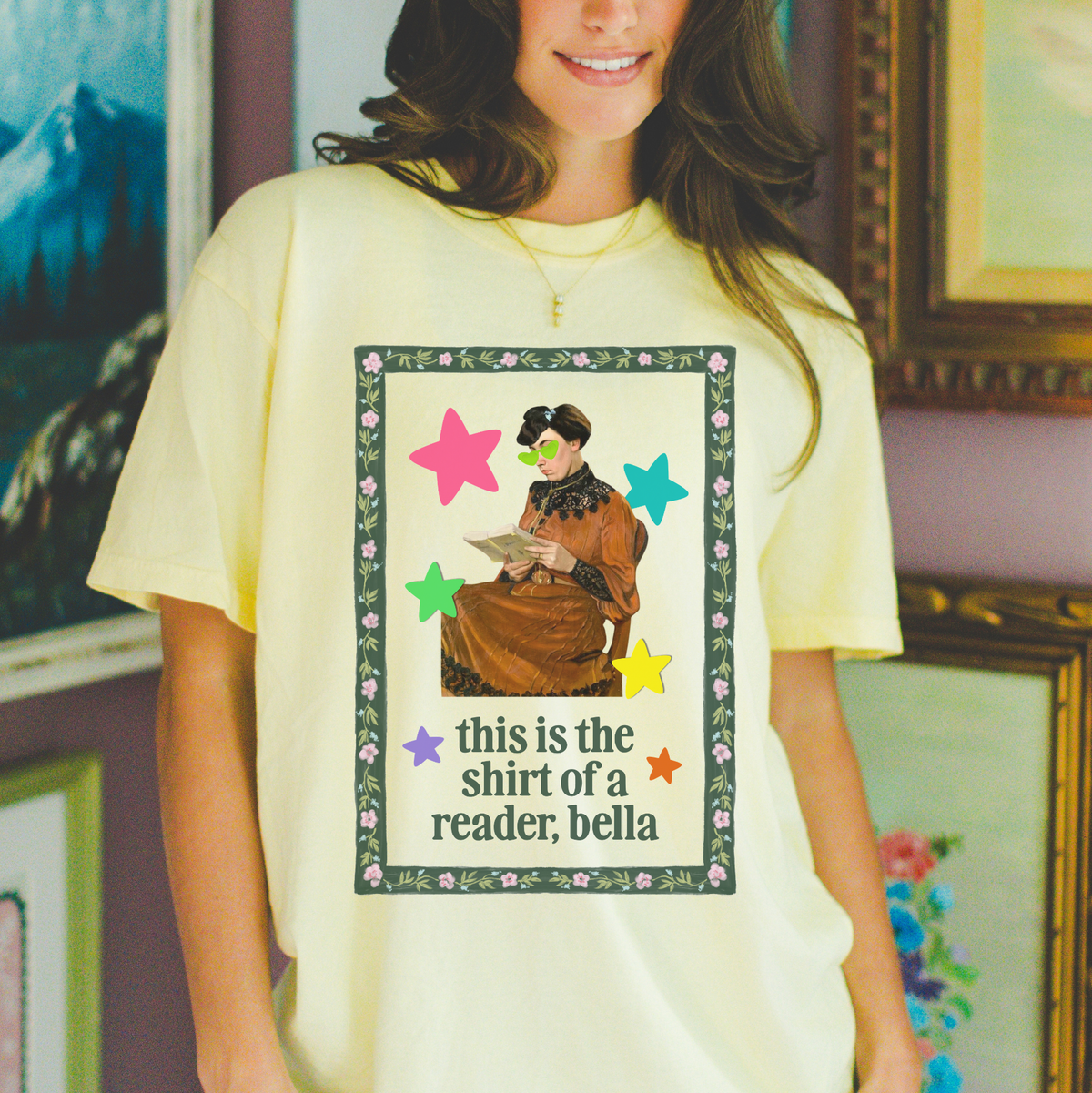 This is the Shirt of a Reader, Bella - Opal and June