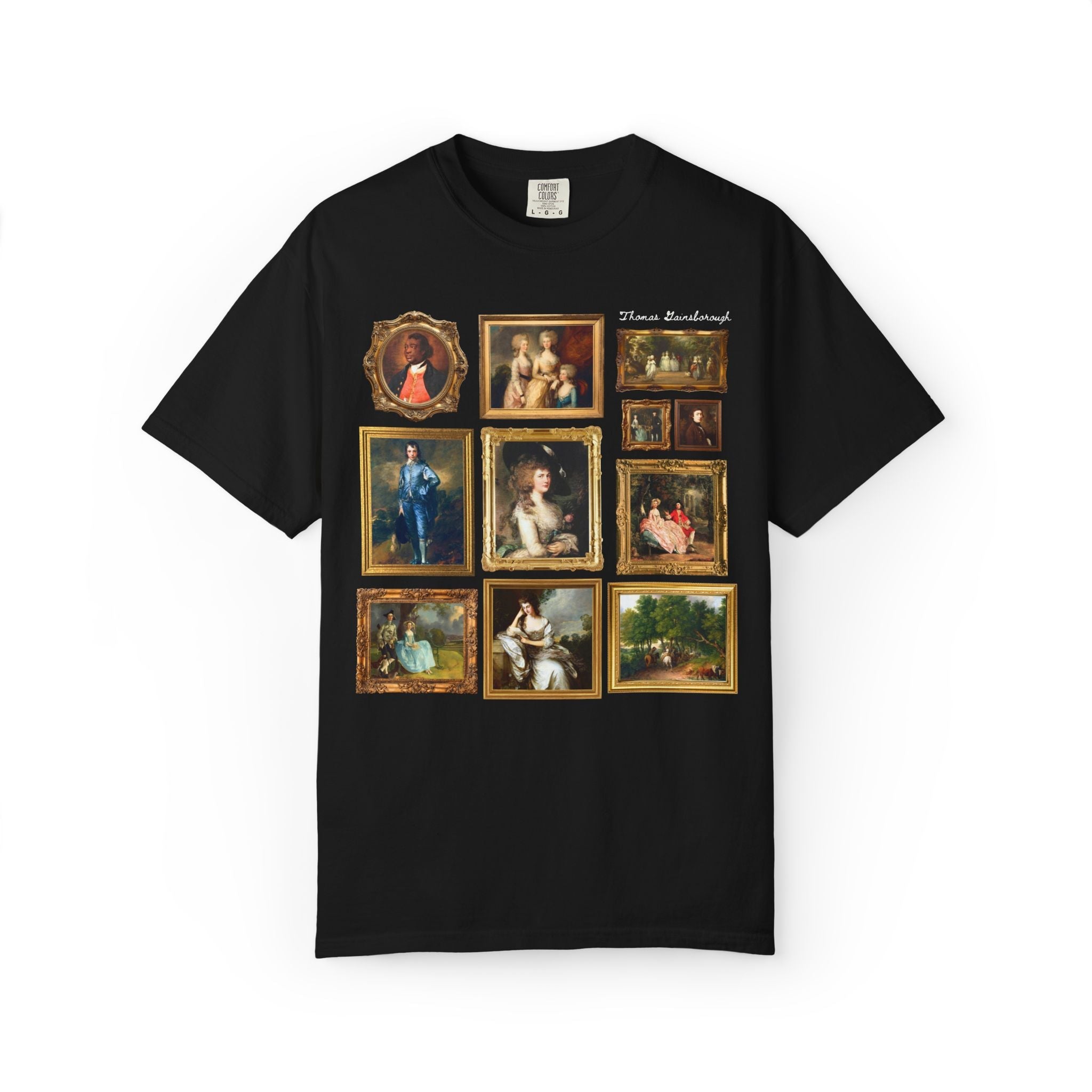 Thomas Gainsborough Art History T-Shirt: Famous Paintings, Rococo Art Historian Gift, French Art History, 18th Century Artwork, Museum Lover - Opal and June