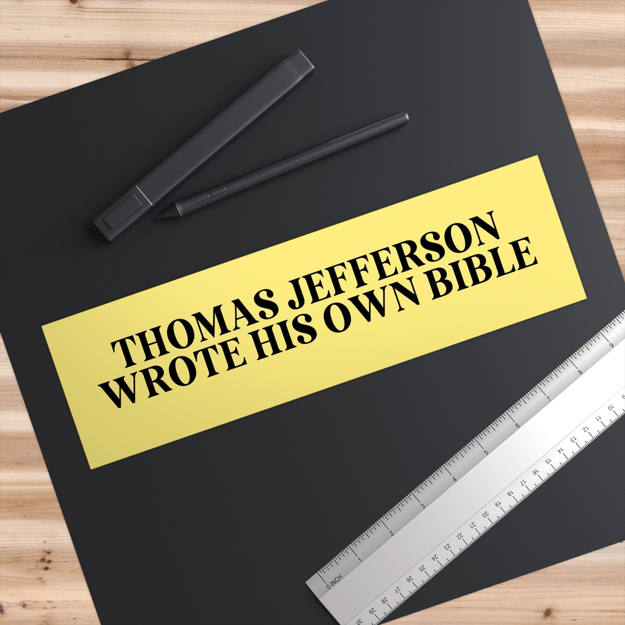 Thomas Jefferson American History Bumper Sticker - Opal and June