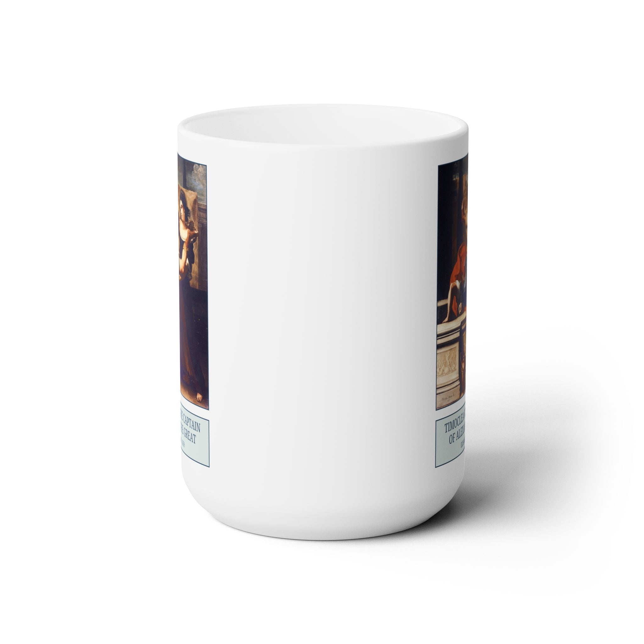 Timoclea and the Captain of Alexander the Great Coffee Mug - Opal and June