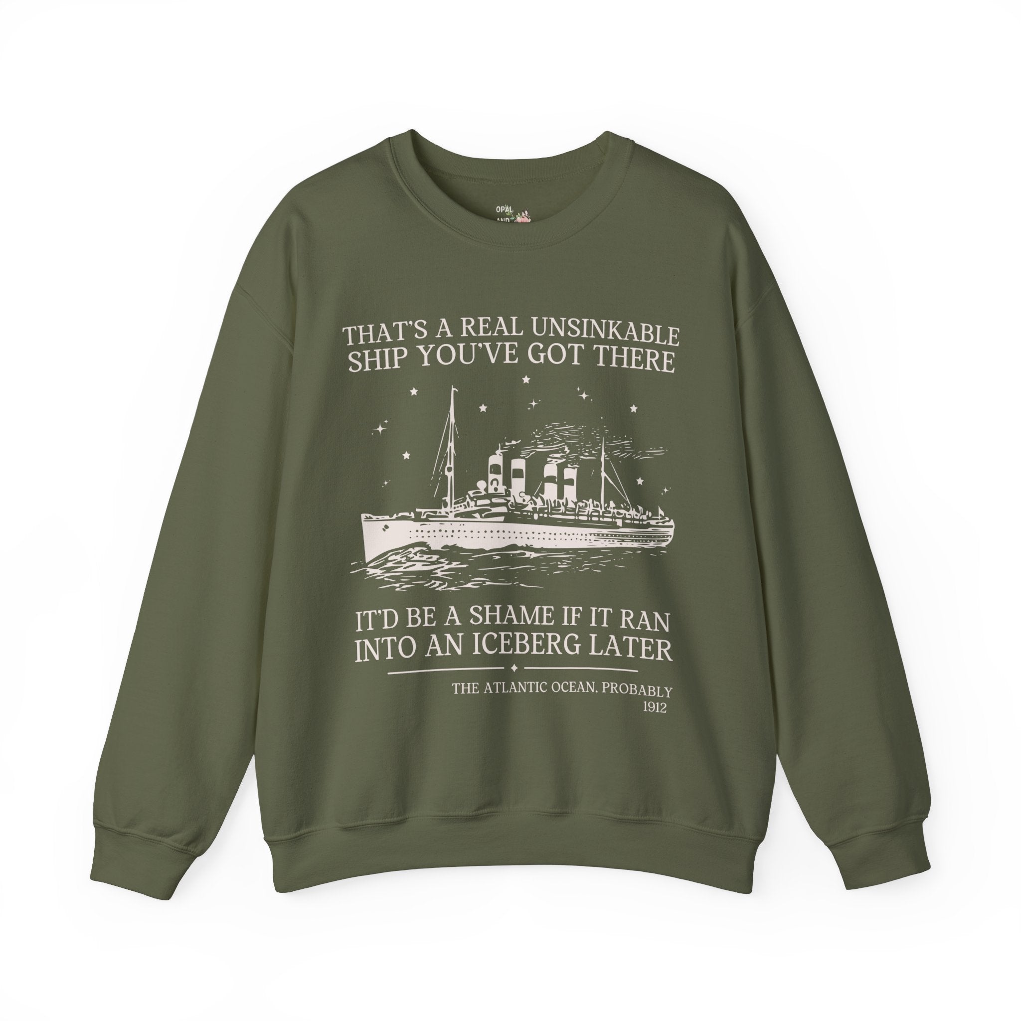 Titanic Maritime History Sweatshirt - Opal and June