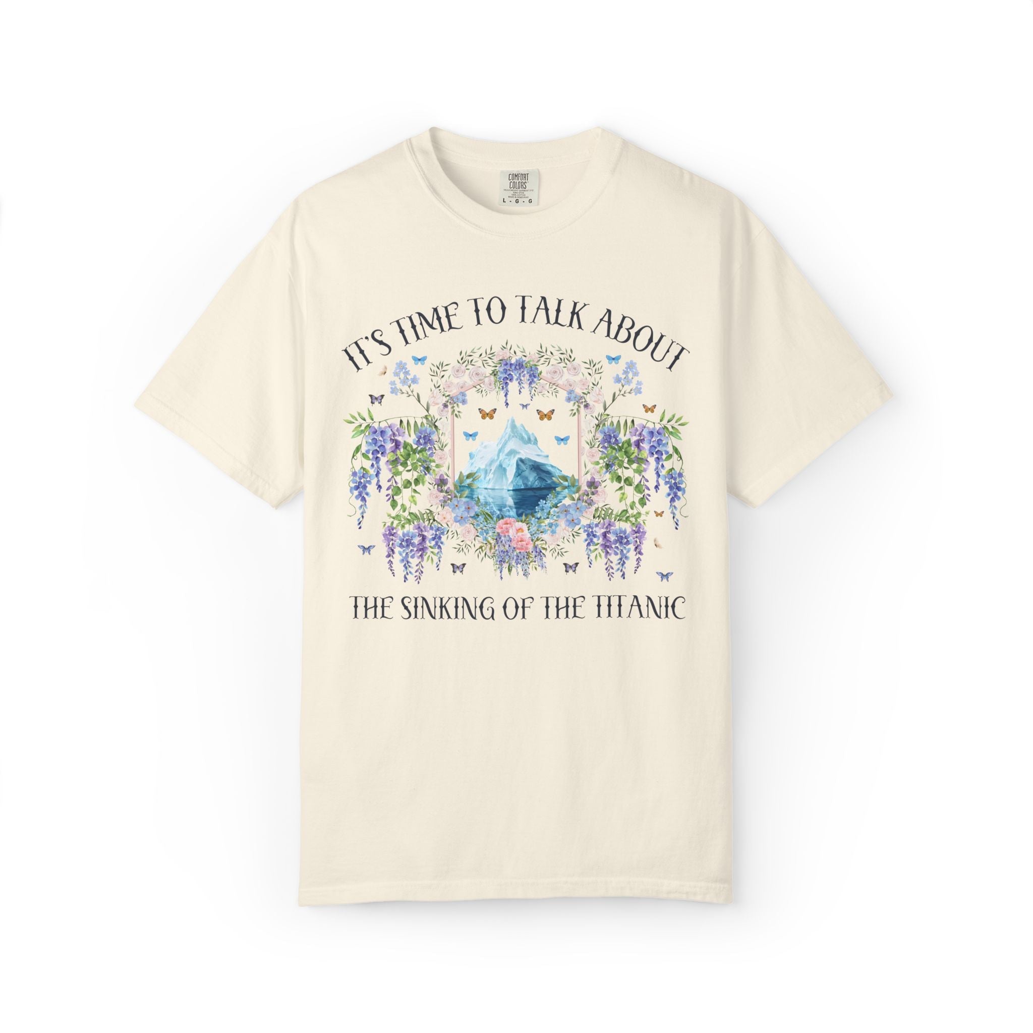 Titanic Maritime History T-Shirt, History Teacher, History Buff, American History Lover Gift, European Early 1900s History Tee with Flowers - Opal and June